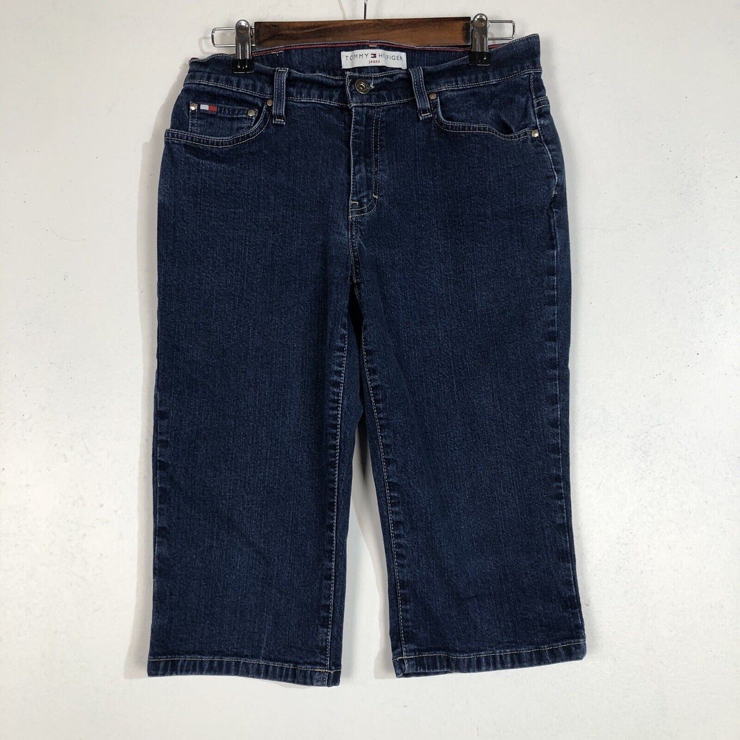 Tommy Hilfiger Peddle Pusher Shorts Womens Size 6 Color Blue