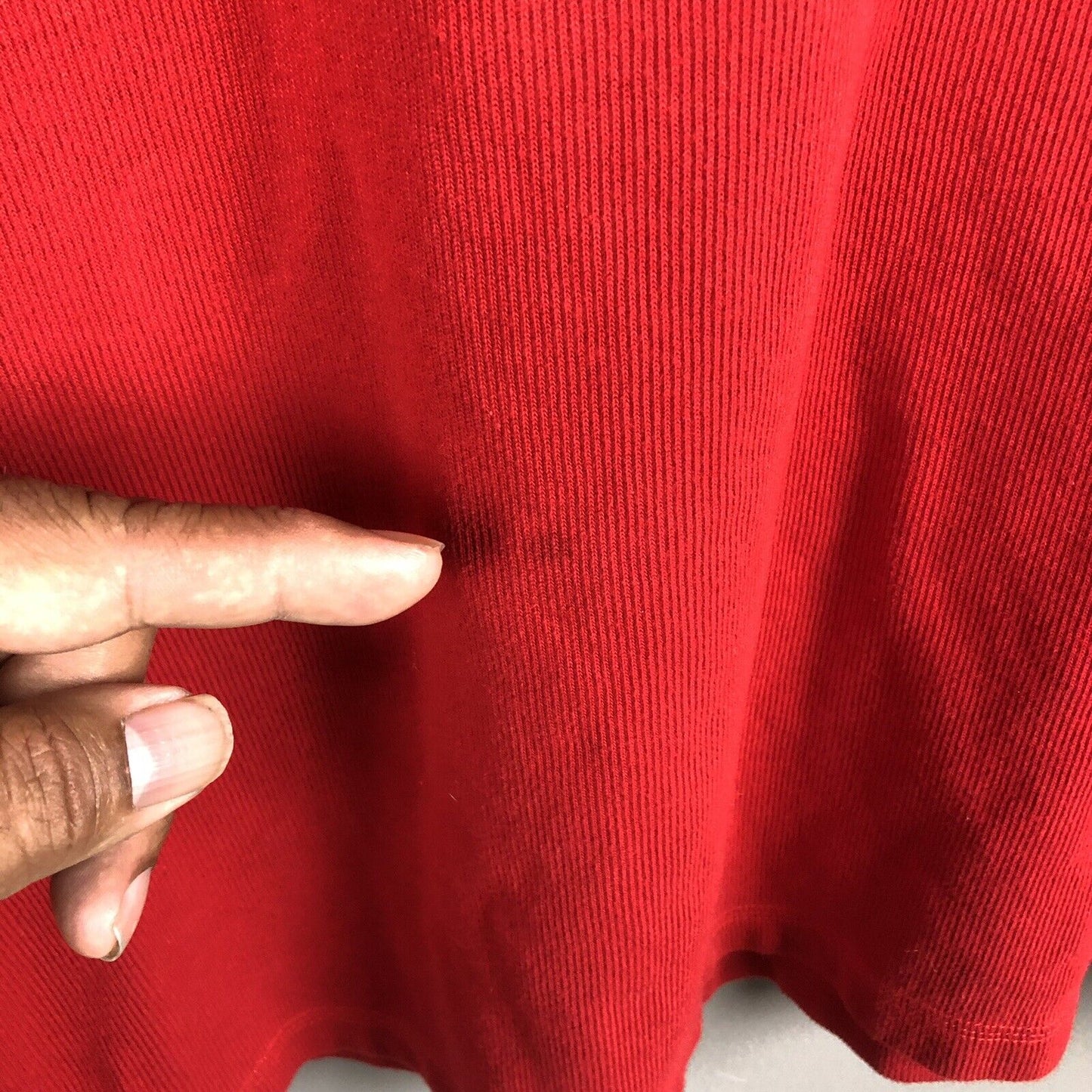 Chaps Men’s Pullover Sweater Men’s Size Large Red Long Sleeve Casual