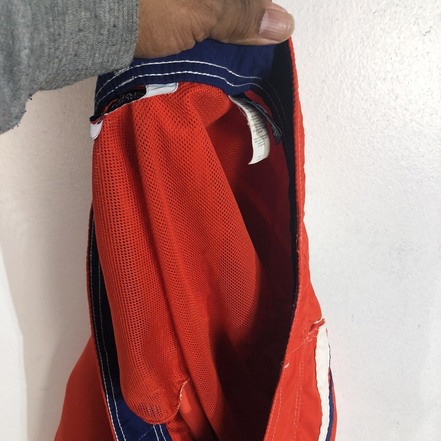 Chaps Mens Swim Trunks Size Large Color Red