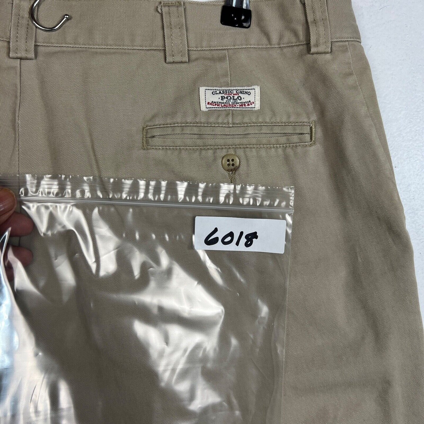 Vintage Polo Ralph Lauren Phillip Shorts Men's Size 36 Color Beige Chino