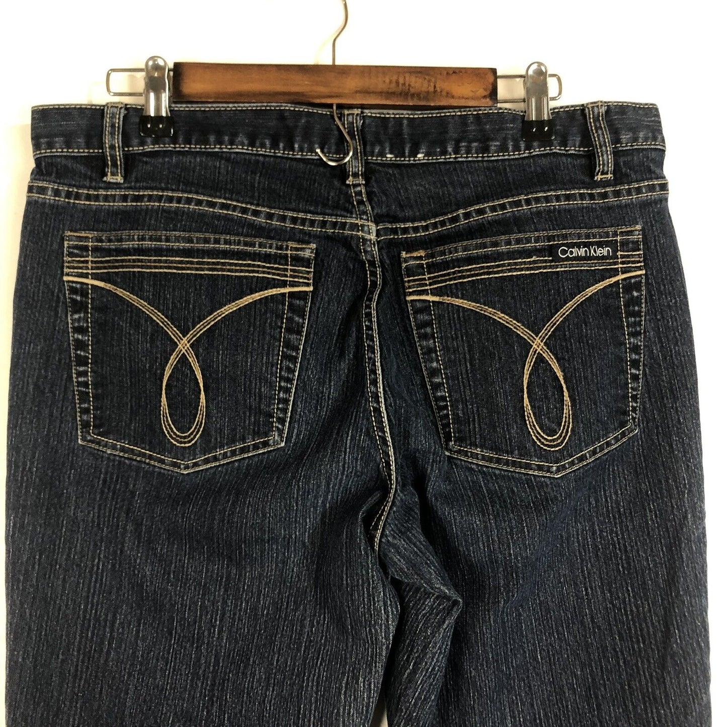 Calvin Klein Jeans Flare Womens Size 12 Color Blue