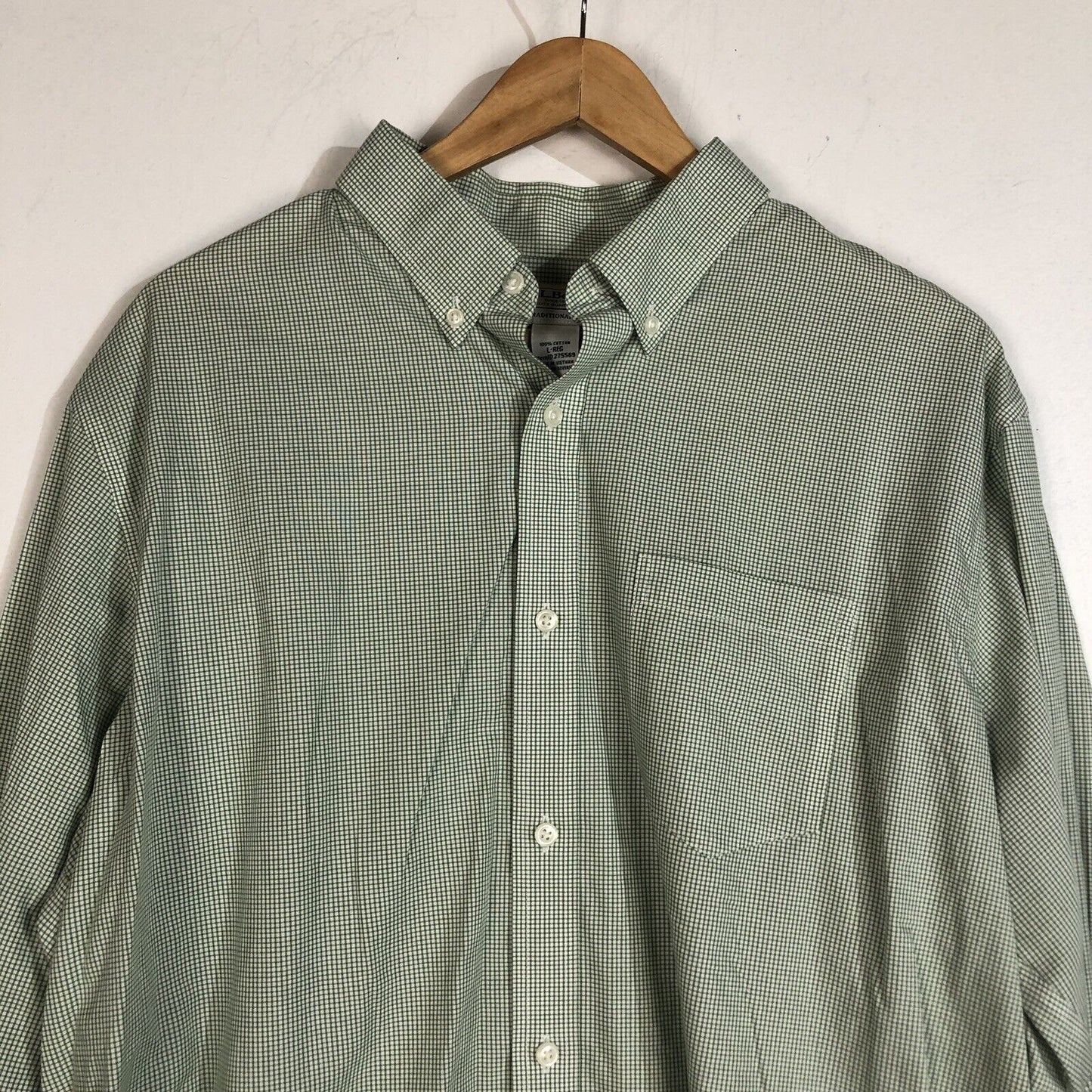 L.L. Bean Shirt Men’s Size Large Multicolor Long Sleeve Plaid