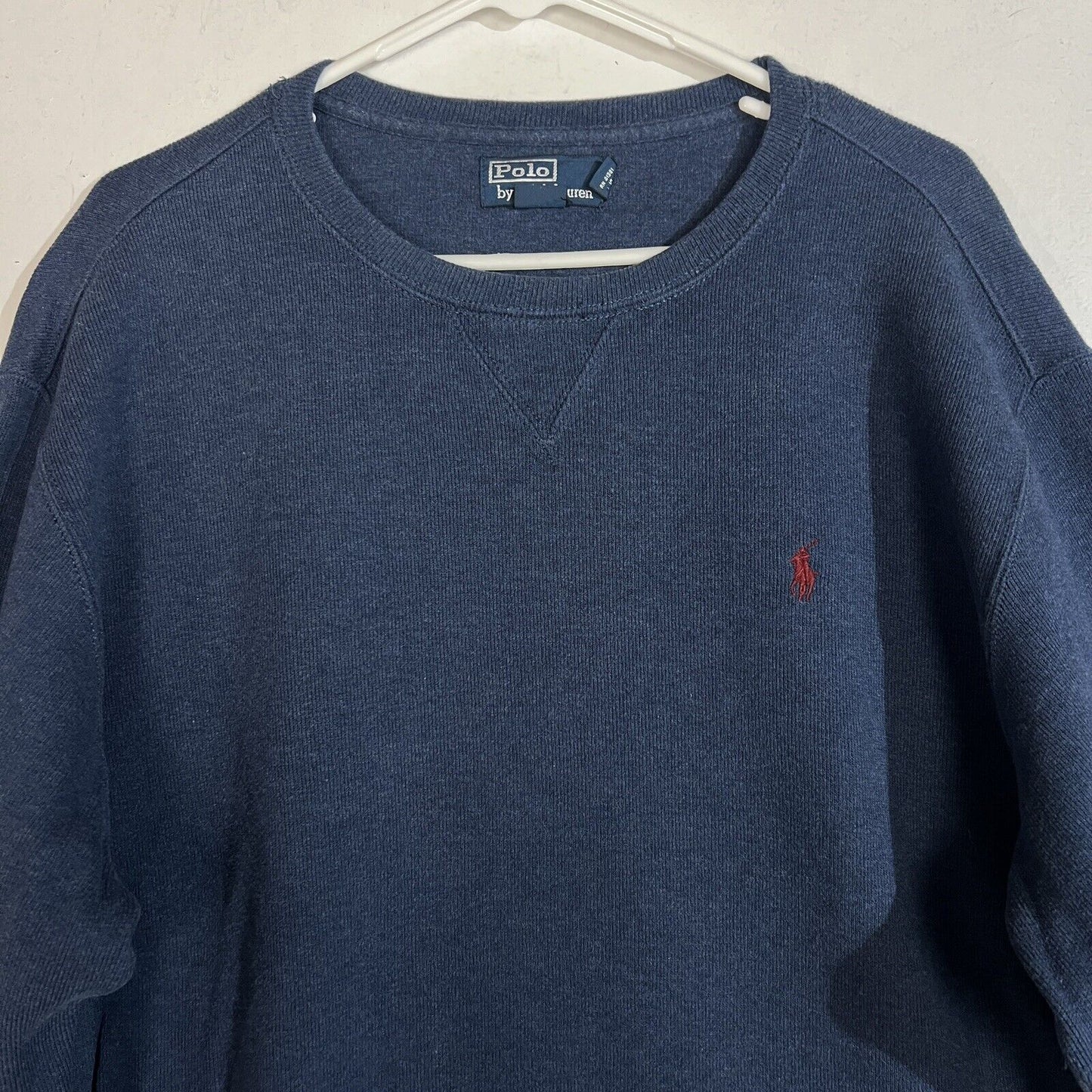 Vintage Polo Ralph Lauren Sweatshirt Men’s XL Color Blue Heavyweight Pullover