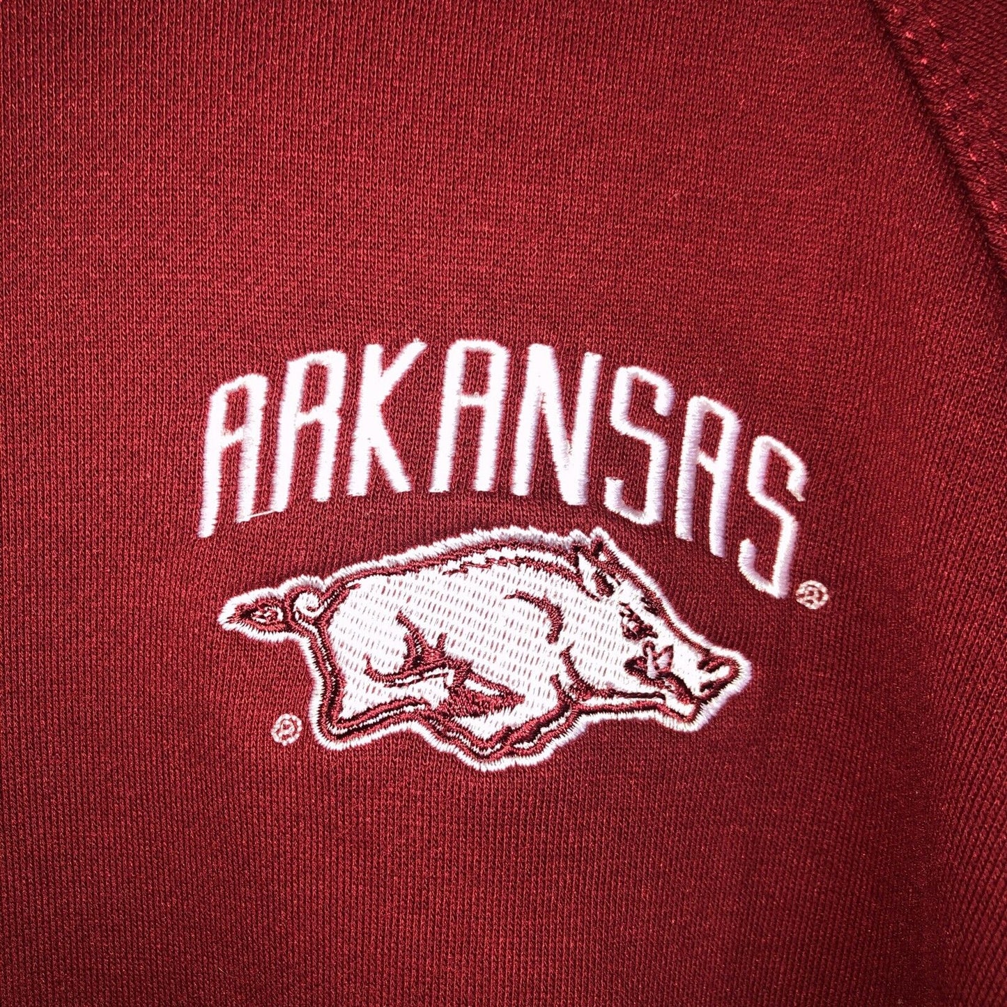 Champion Arkansas Razorbacks Pullover Womens Size 2XL COLOR Red/White