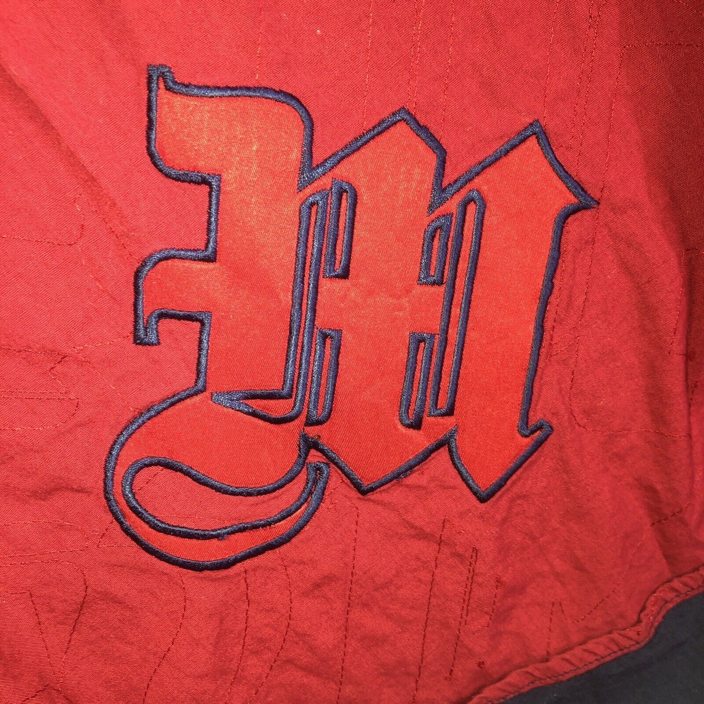 Vintage Makaveli Tupac Shirt Mens Size XL Color Red/Blue