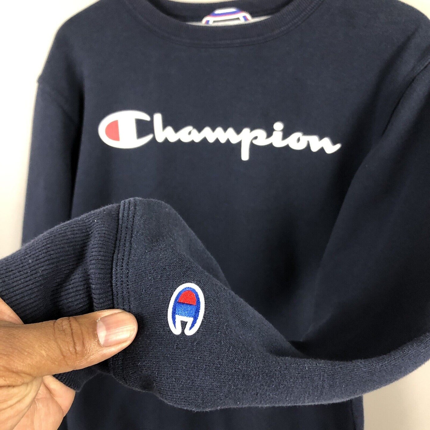 Champion Men’s Sweatshirt Size Small Multicolor Long Sleeve Pullover