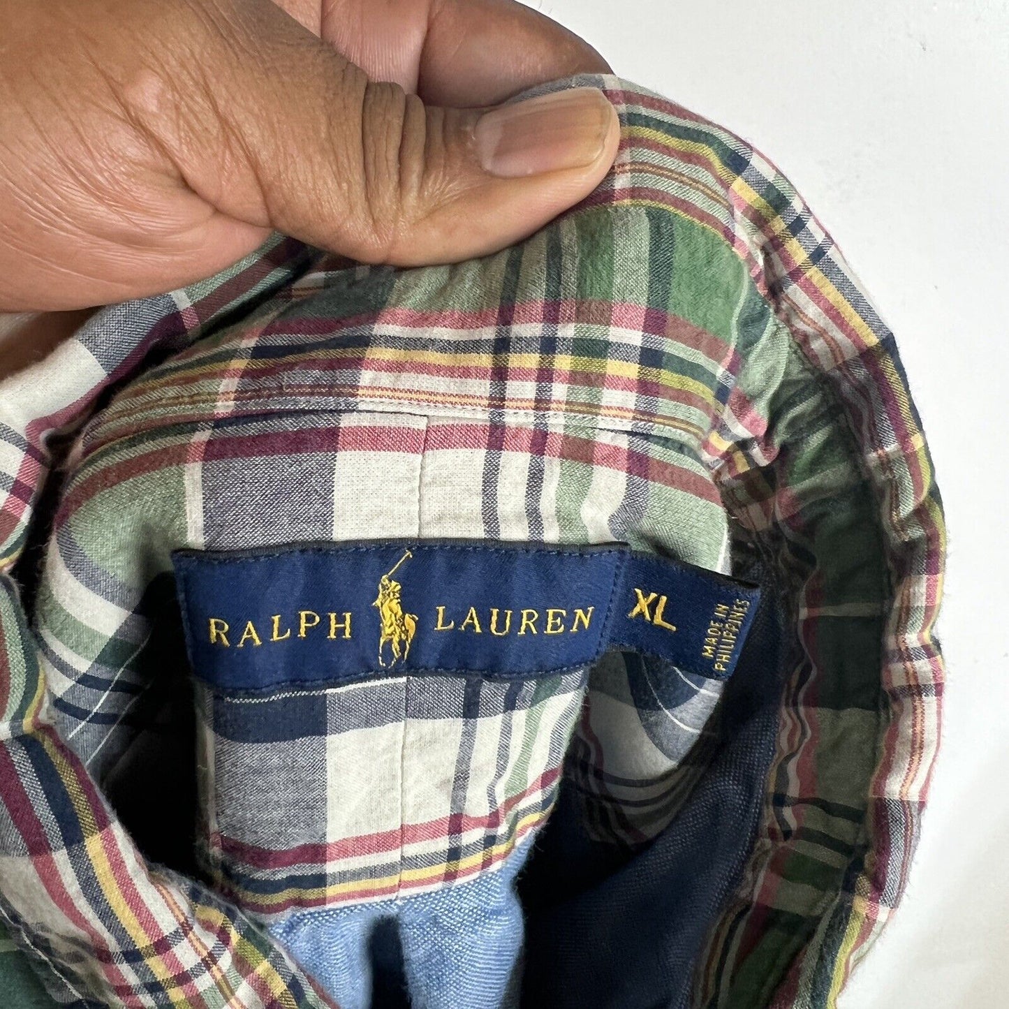 Polo Ralph Lauren Men’s Long Sleeve Shirt Size XL Multicolor (Pre-Owned)