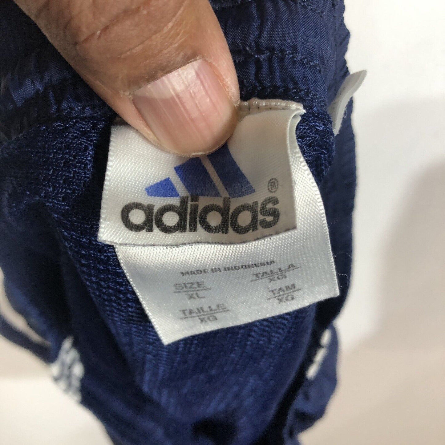 Vintage Adidas Swim Trunks Men’s Size XL Color Blue And White (Mesh Lined)