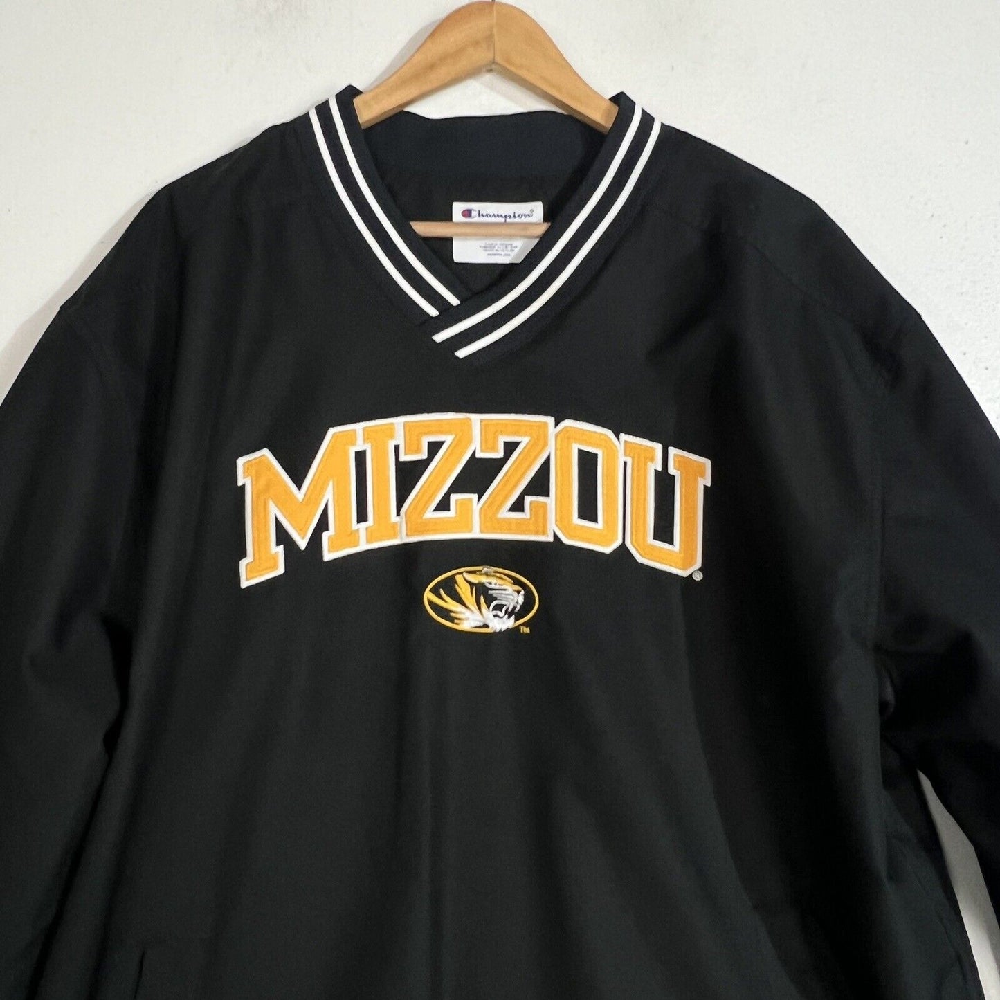 Champion Mizzou Jacket Men’s Large Multicolor Long Sleeve Lined Pullover