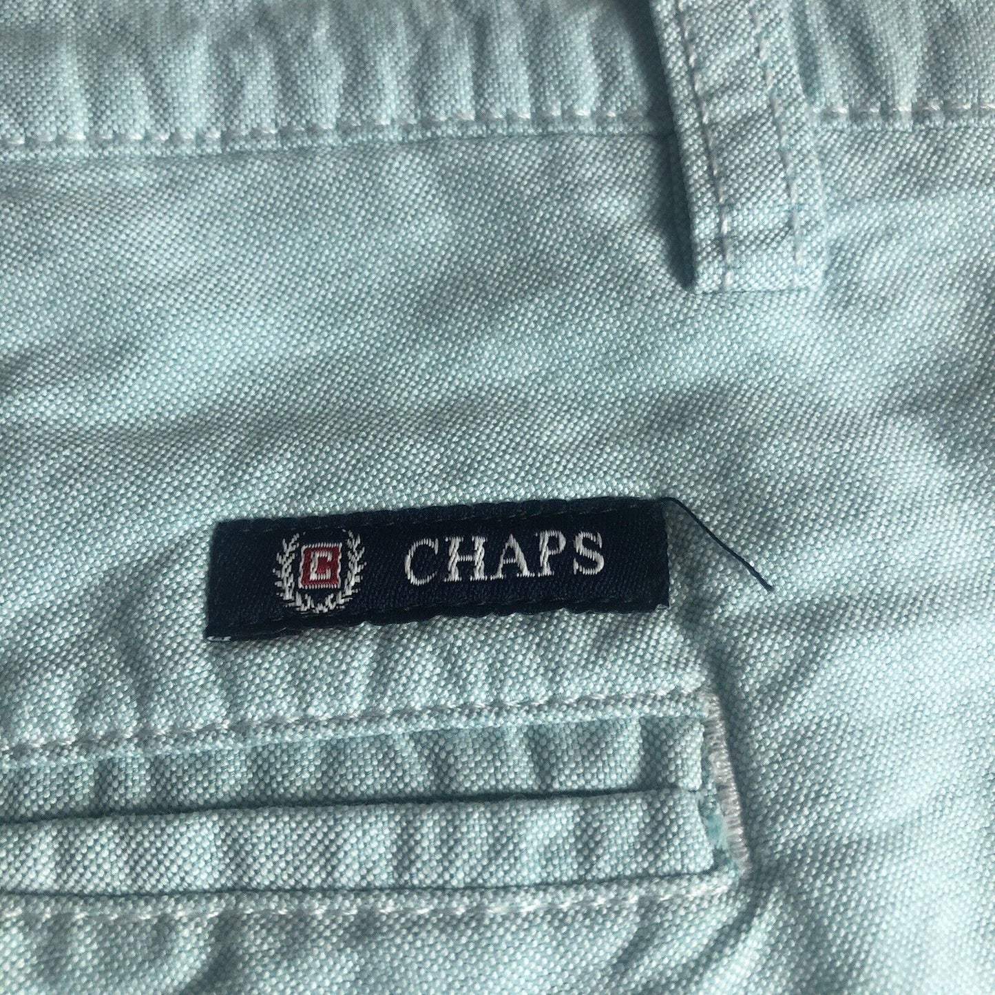Chaps Shorts Mens Size 38 Color Turquoise. 0025