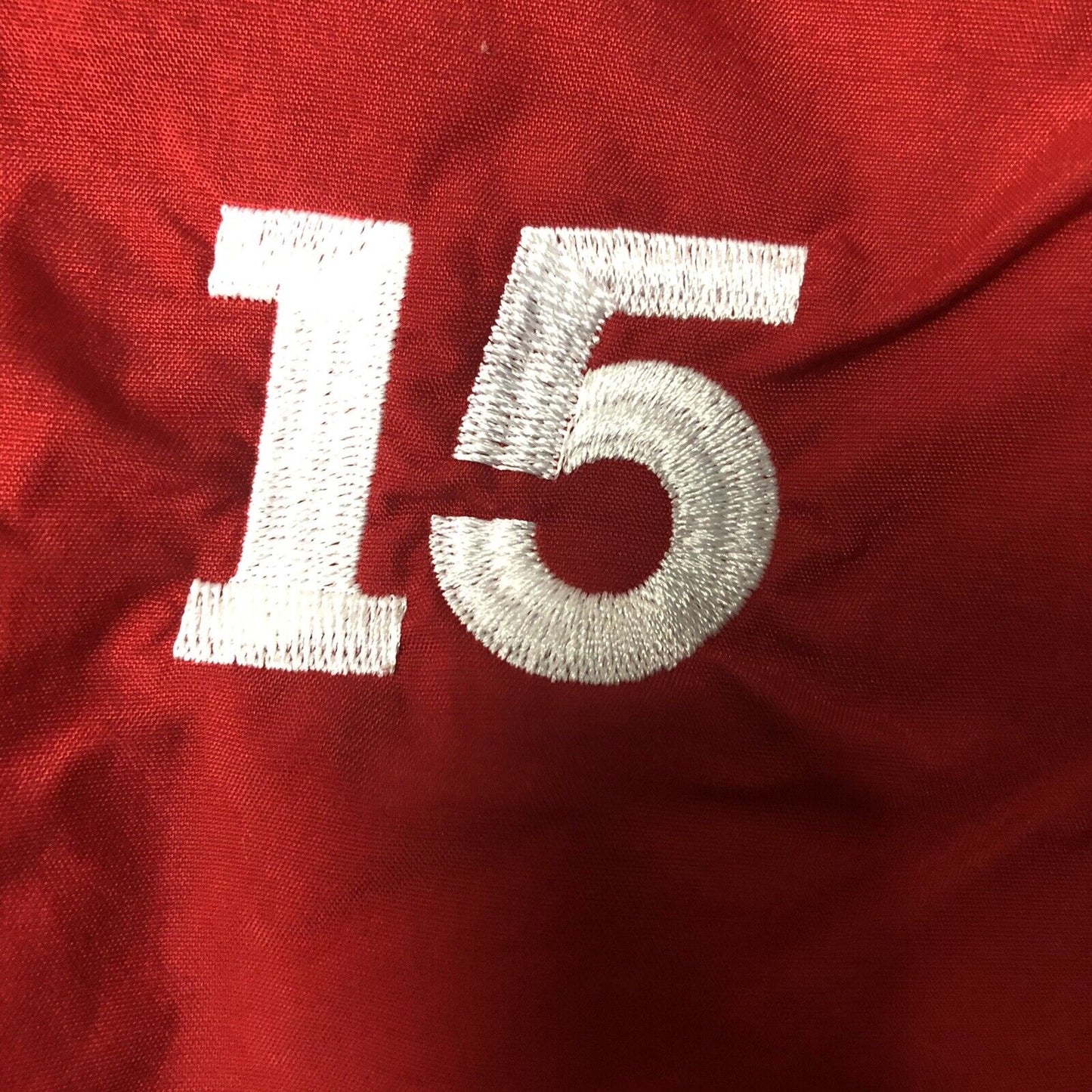 Rawlings Boston Redsox Pullover Jacket Adult Medium Red Dustin Pedroia #15