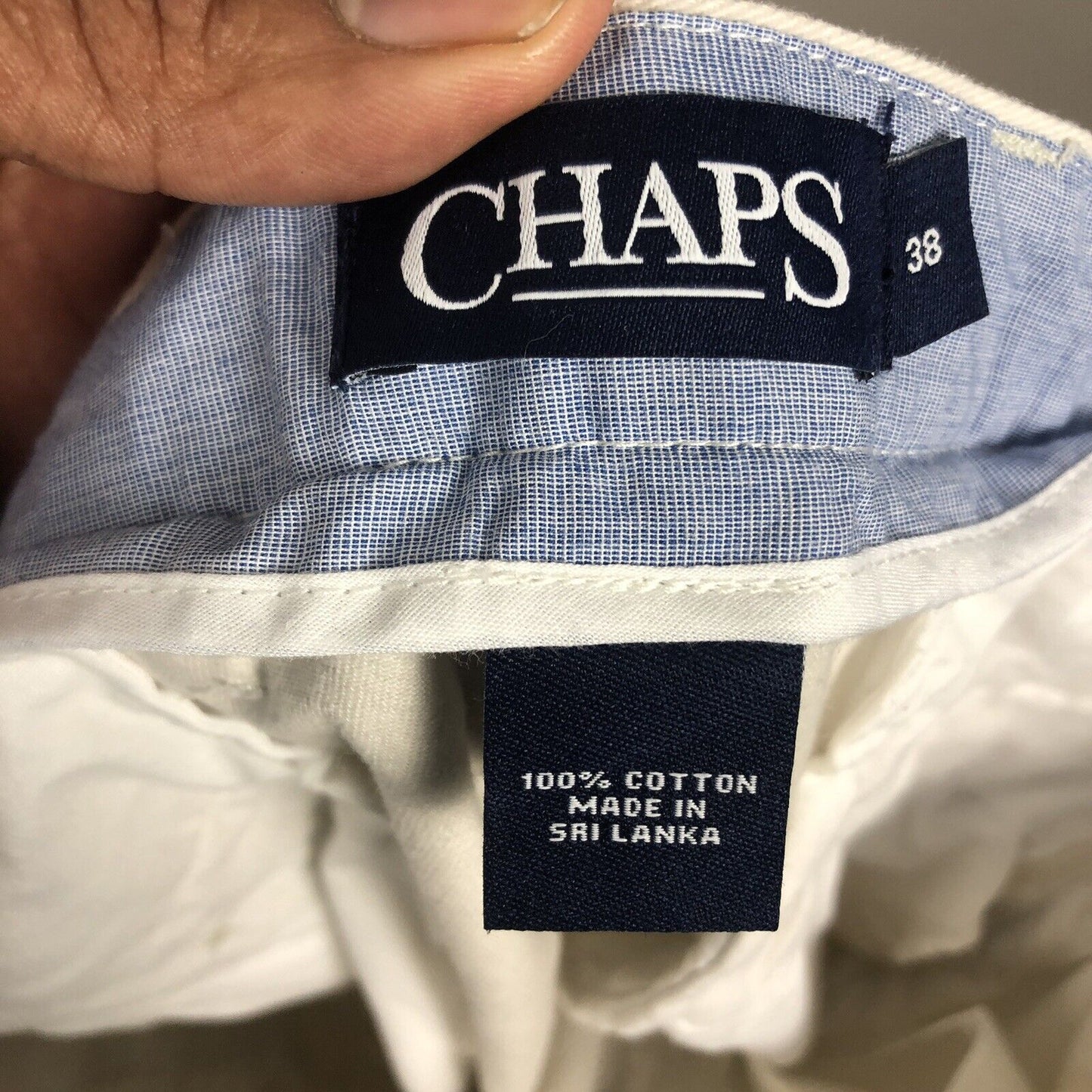 Chaps Men’s Chino Shorts Size 38W Color Beige Casual