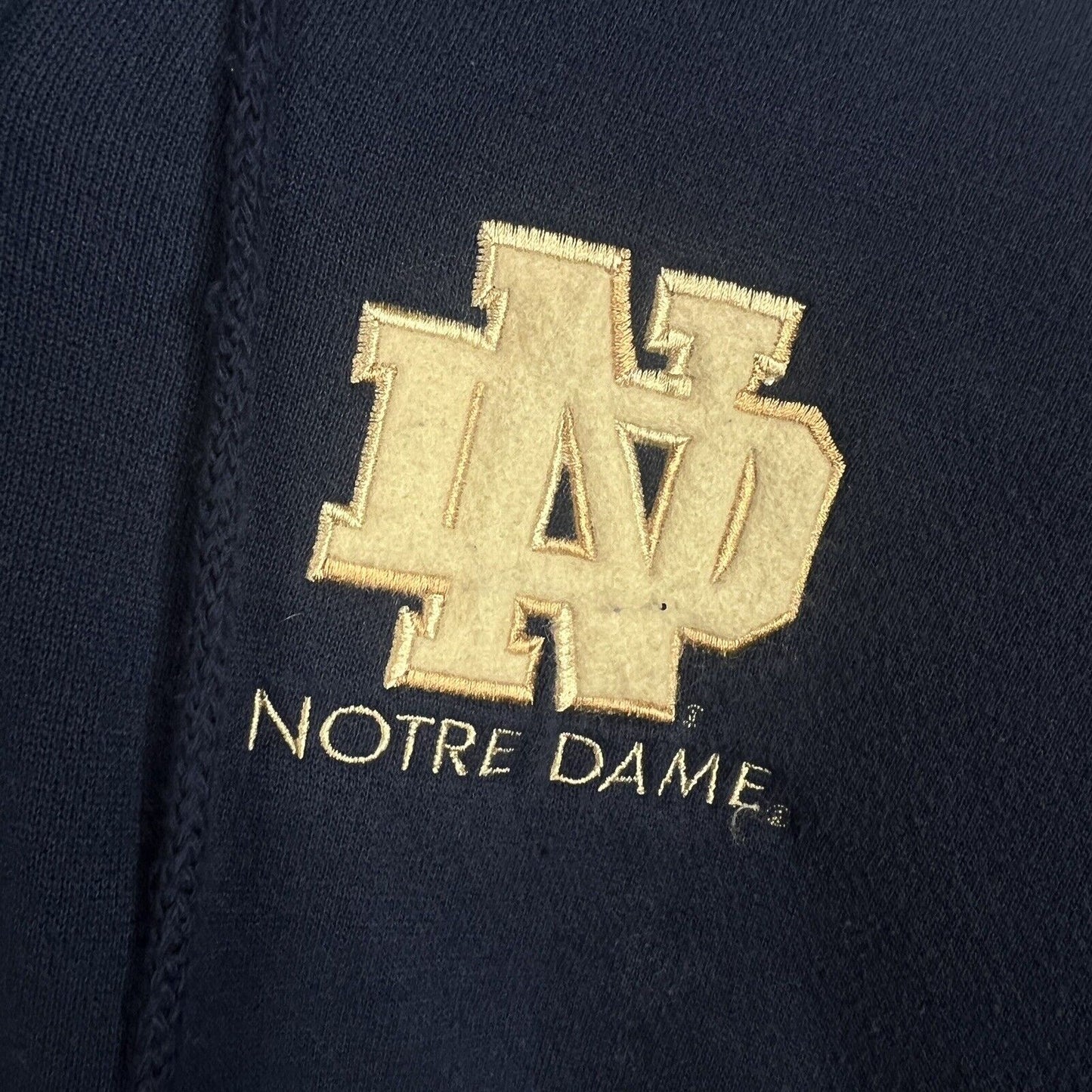 Jansport Notre Dame Hoodie Men’s XXL Multicolor Full Zip Embroidered Jacket 5104