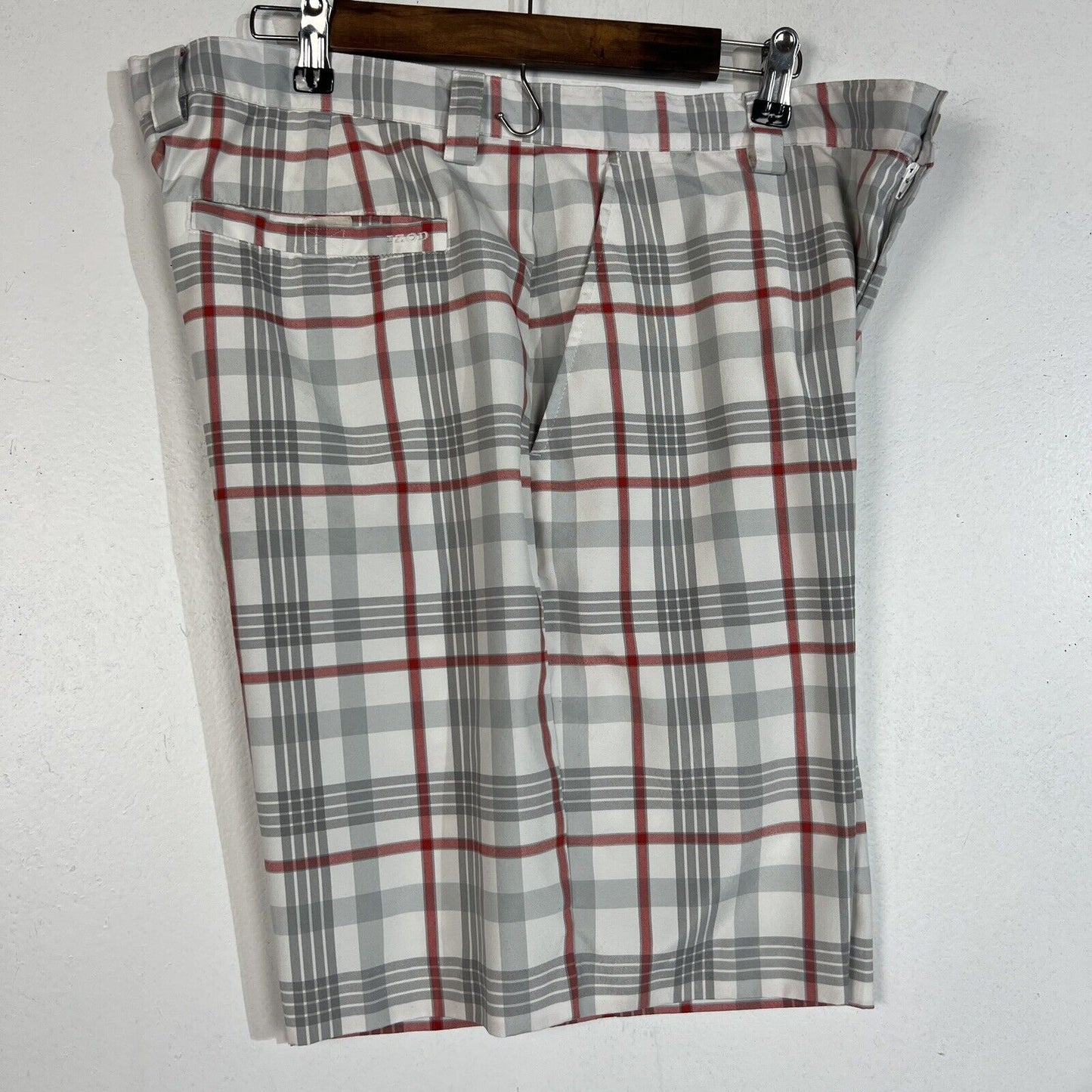 Izod Performx Golf Shorts Men's Size 38 Multicolor Plaid Chino