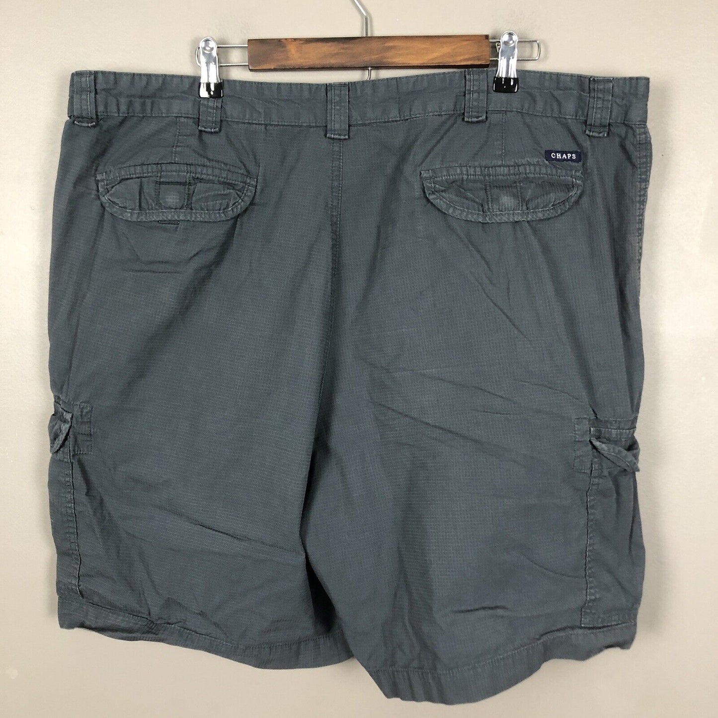 Chaps Men’s Cargo Shorts Size 44w Gray Casual