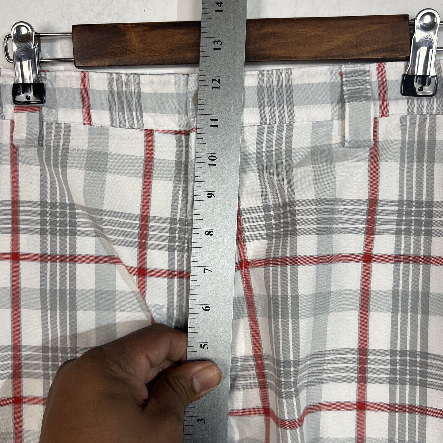 Izod Performx Golf Shorts Men's Size 38 Multicolor Plaid Chino