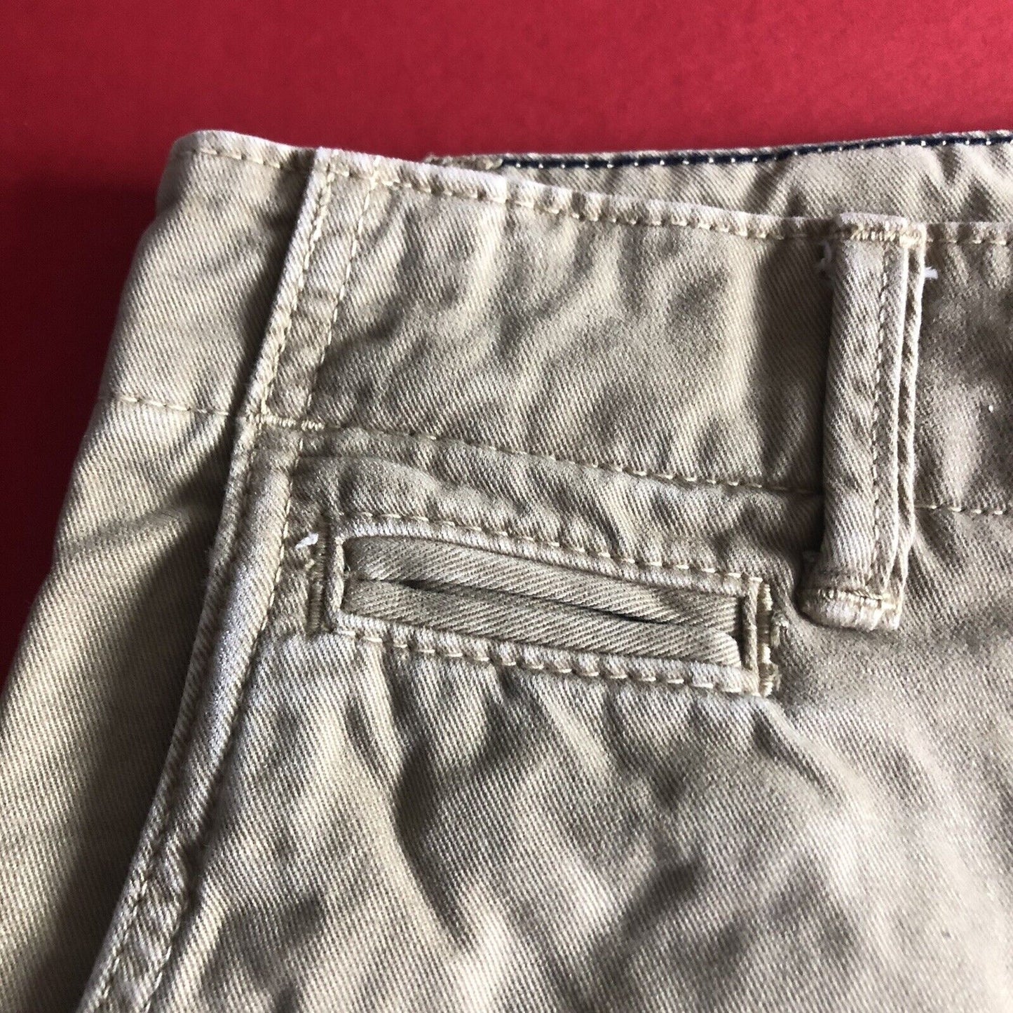 American Eagle Longer Length Shorts Mens Size 28 Color Khaki 0115