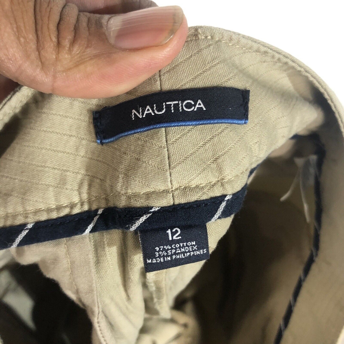 Nautica Pants Women’s Size 12 Color Beige Lightweight Casual