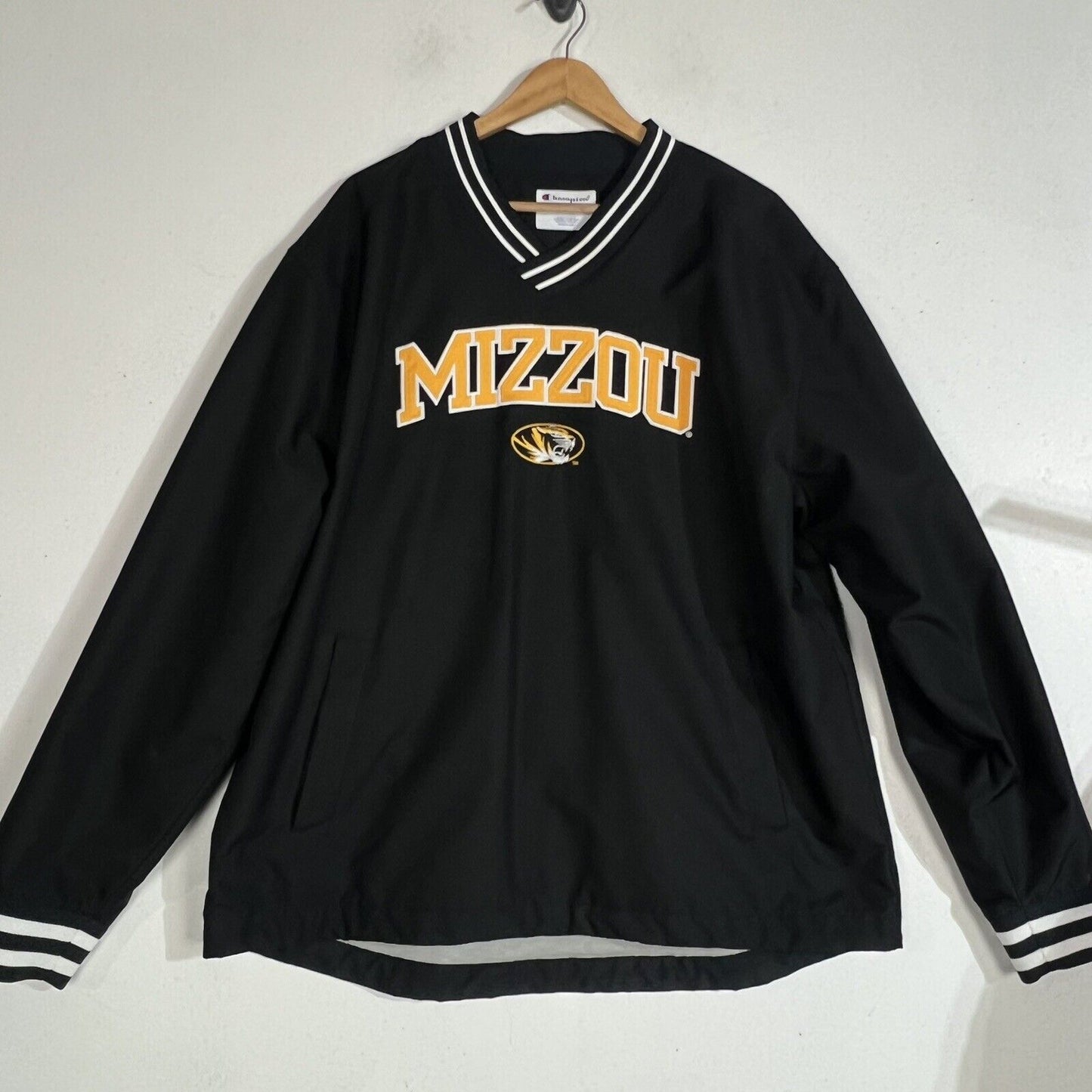 Champion Mizzou Jacket Men’s Large Multicolor Long Sleeve Lined Pullover