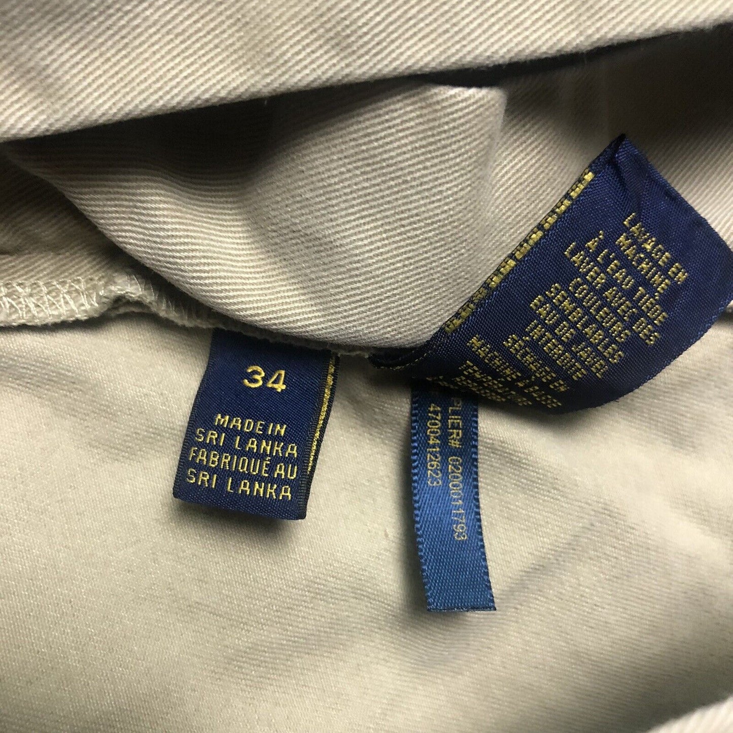 Ralph Lauren Polo Chino Shorts Men’s Size 34 (1208300)