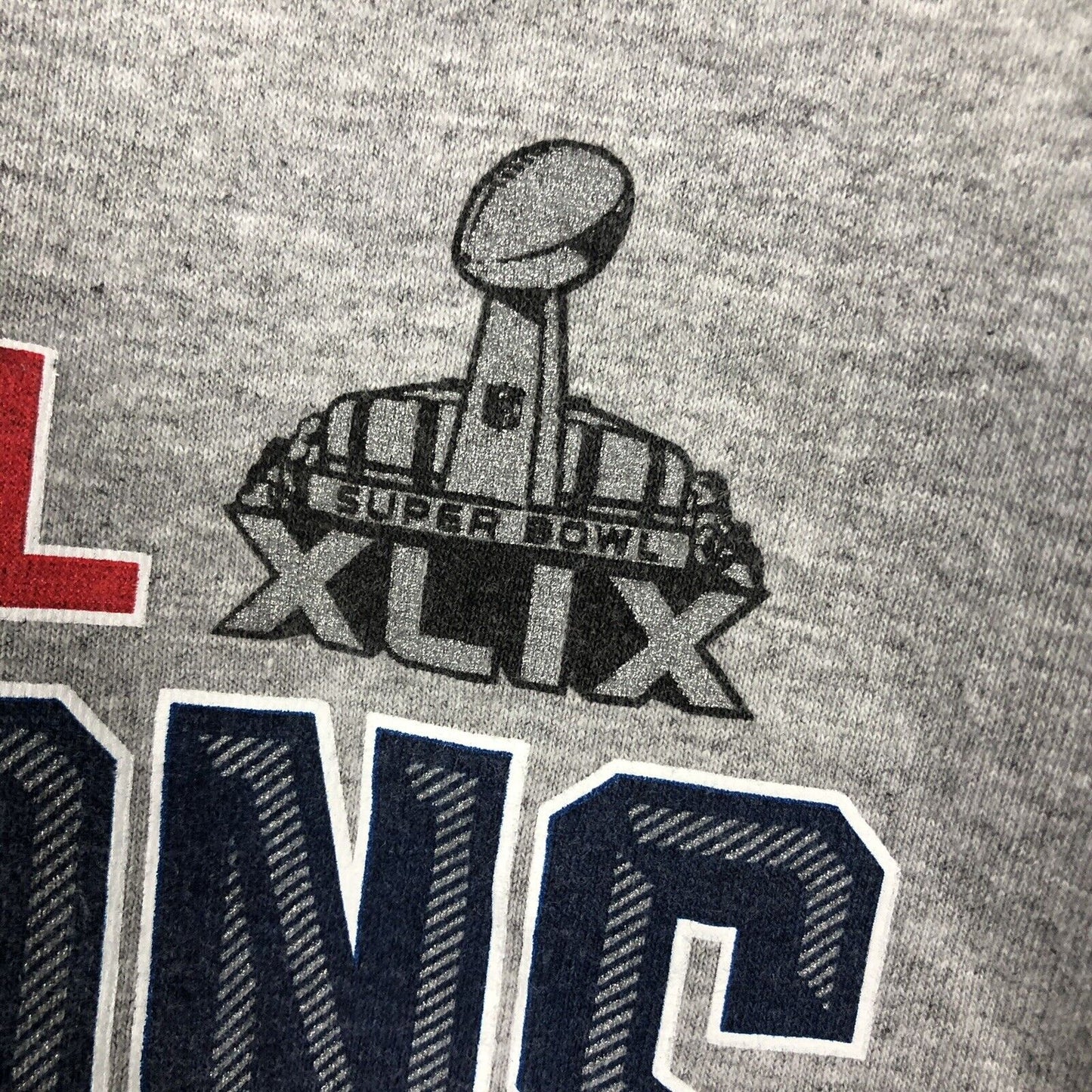 Super Bowl XLIX Champions Men’s T-Shirt Size XL New England Patriots