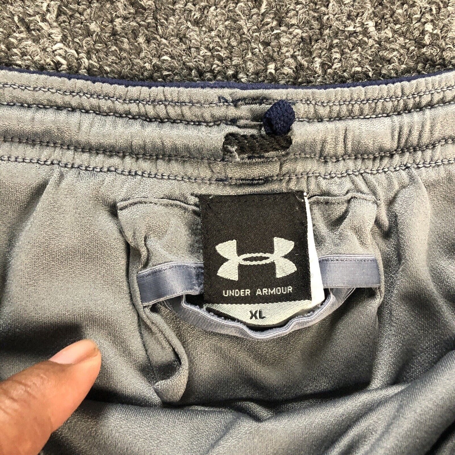 Vintage Under Armour Shorts Men’s Size XL Color Blue Athletic Drawstring