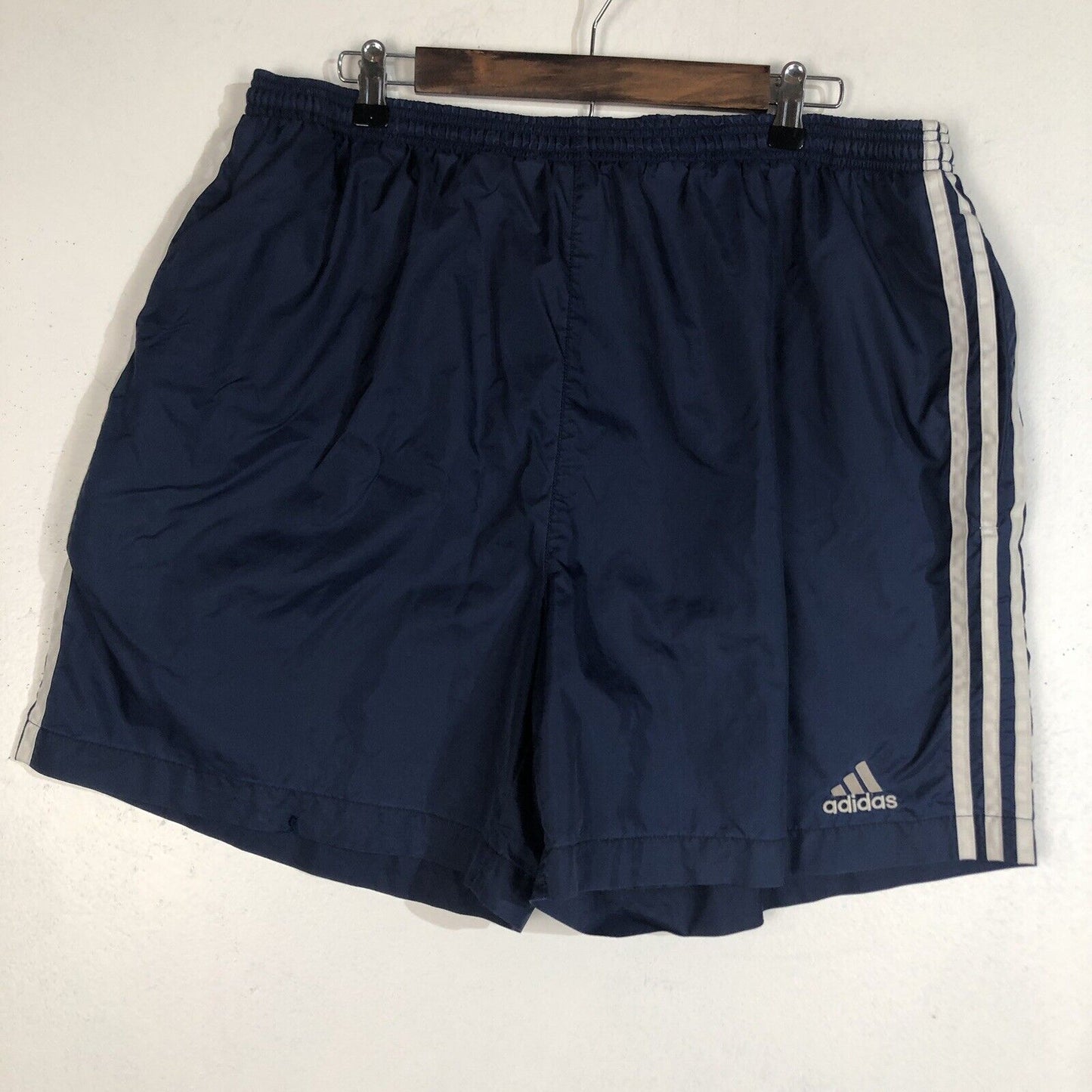 Vintage Adidas Swim Trunks Men’s Size XL Color Blue And White (Mesh Lined)