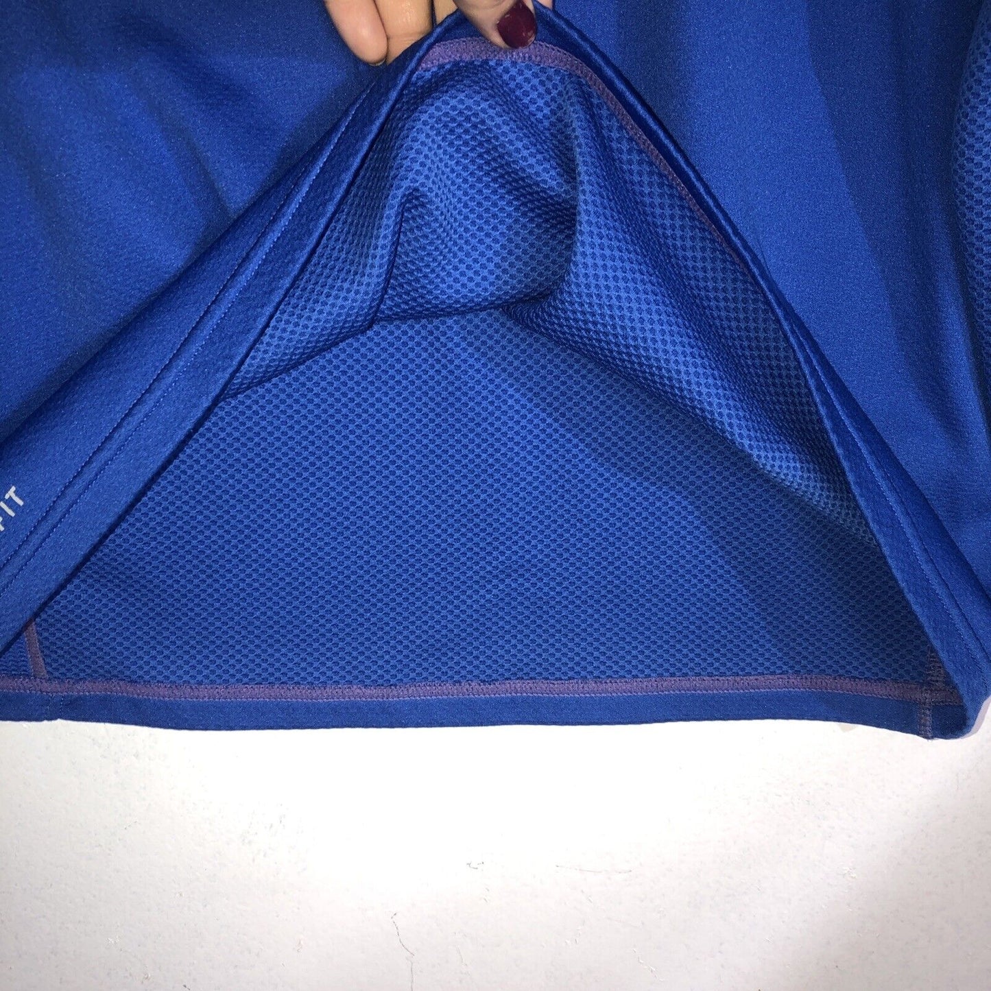 Nike DriFit Shirt Womens Size Large Color Blue