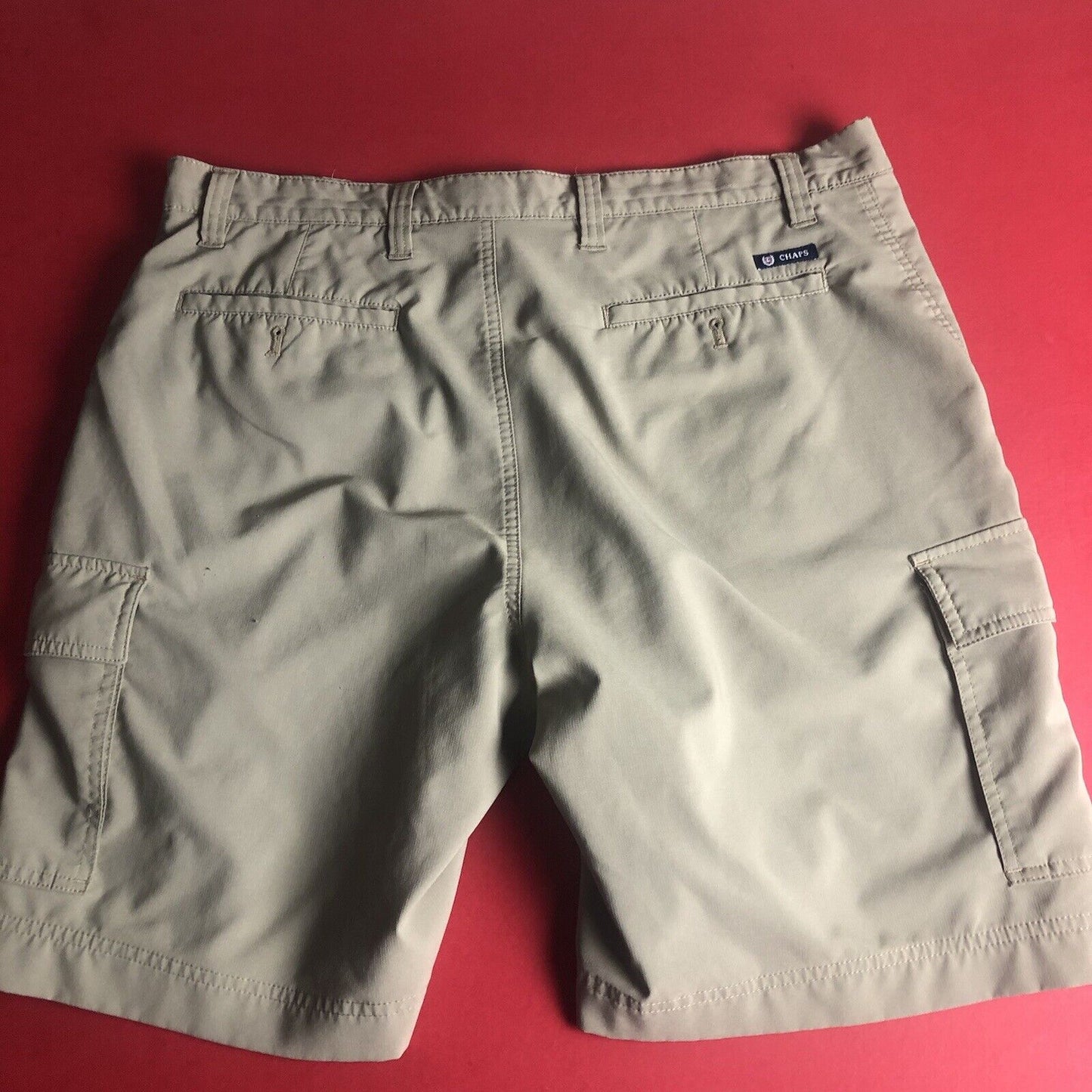 Chaps Shorts Mens Size 36 Color Khaki. 0011