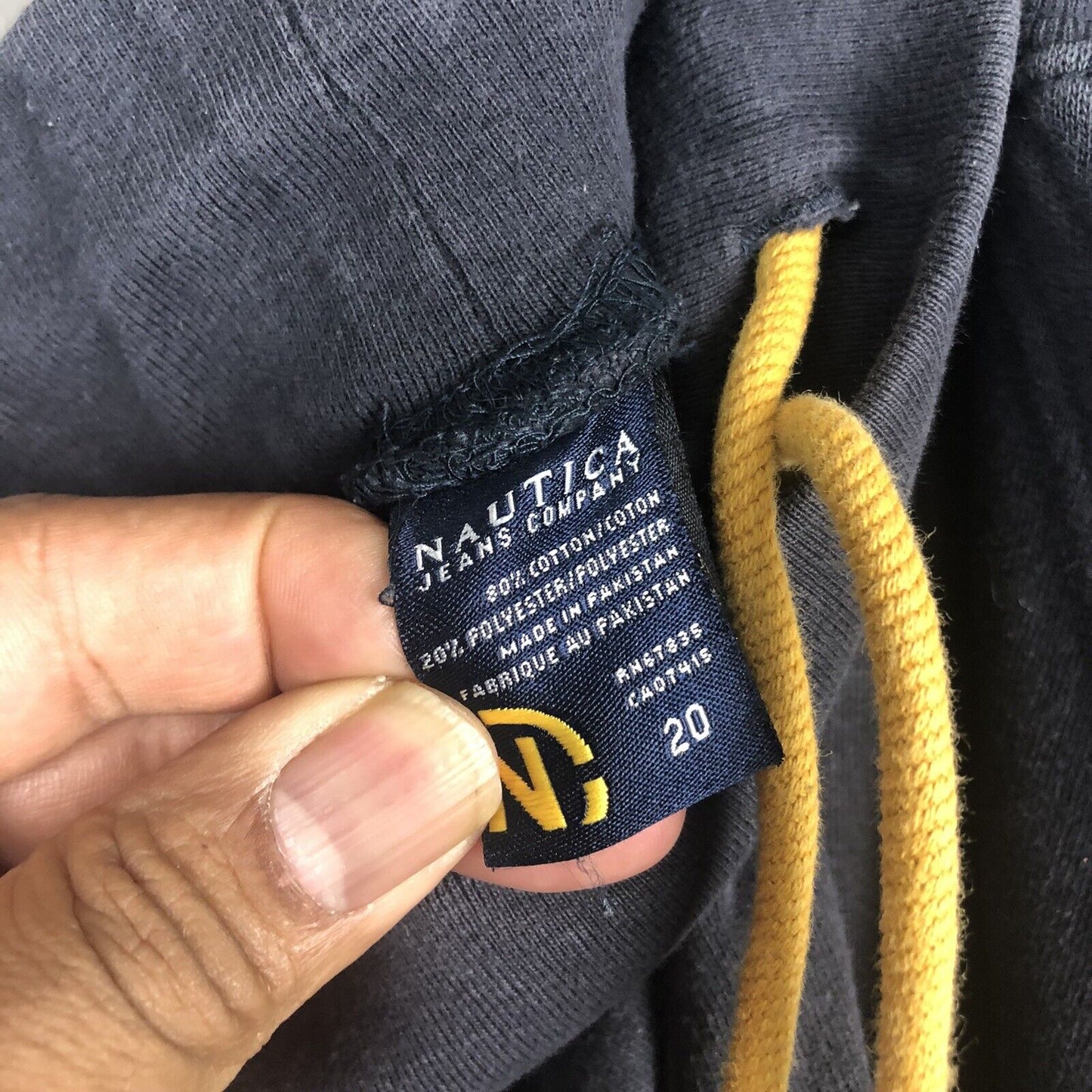 Nautica Jeans Sweatpants Womens Size 20 Charcoal Gray Heavyweight