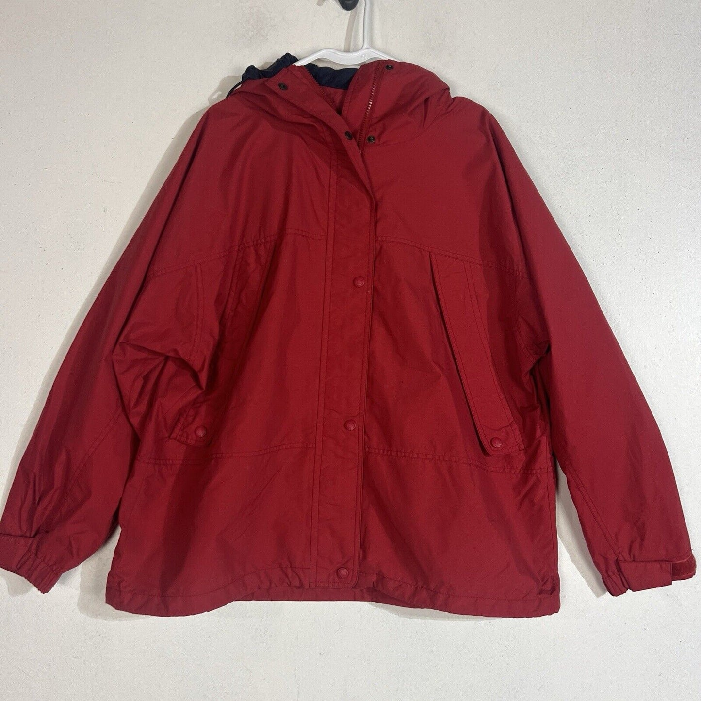 Eddie Bauer Jacket Women’s Size Large Color Red Full Zip Casual