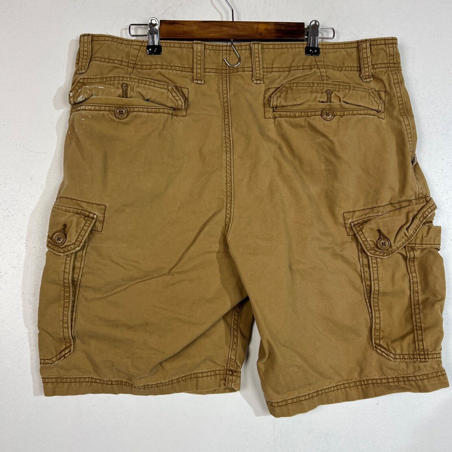 Old Navy Shorts Men's Size 38 Color Beige Cargo Heavyweight