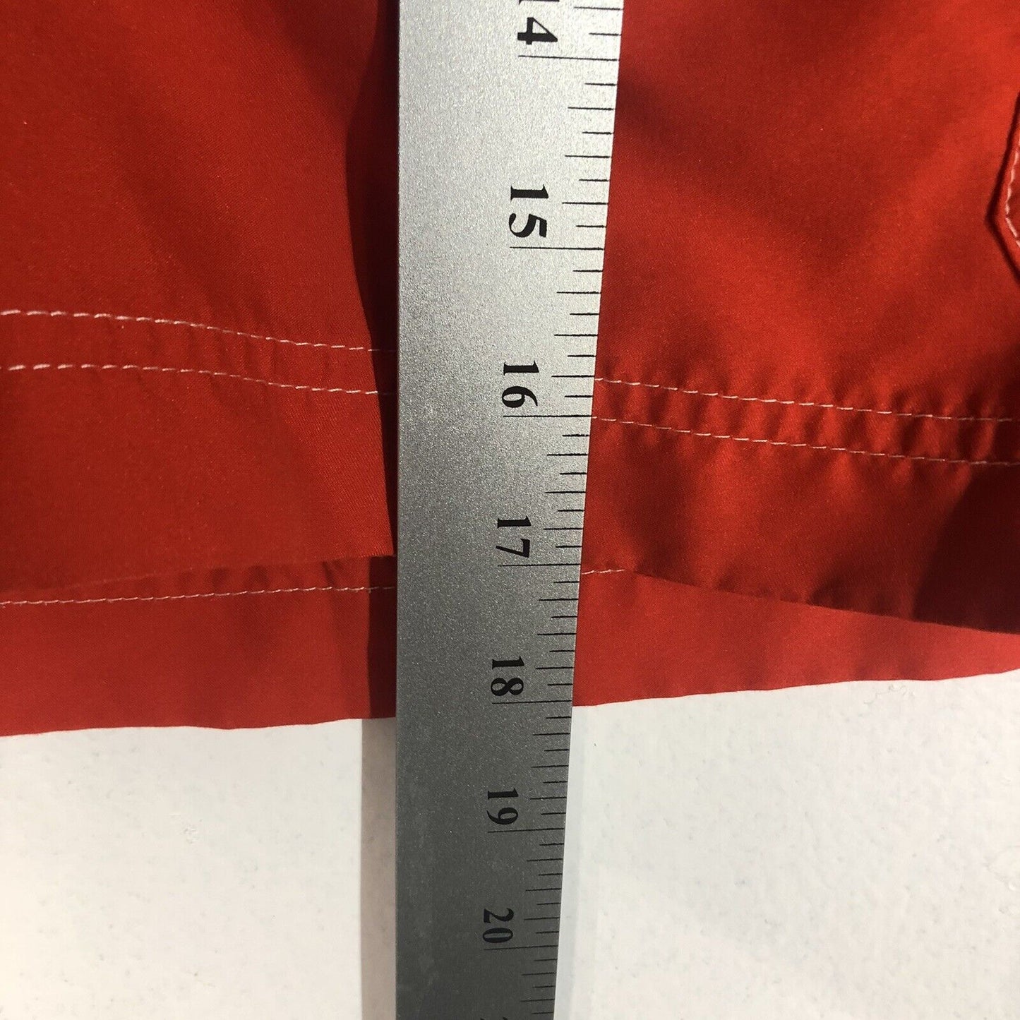 Chaps Mens Swim Trunks Size Large Color Red