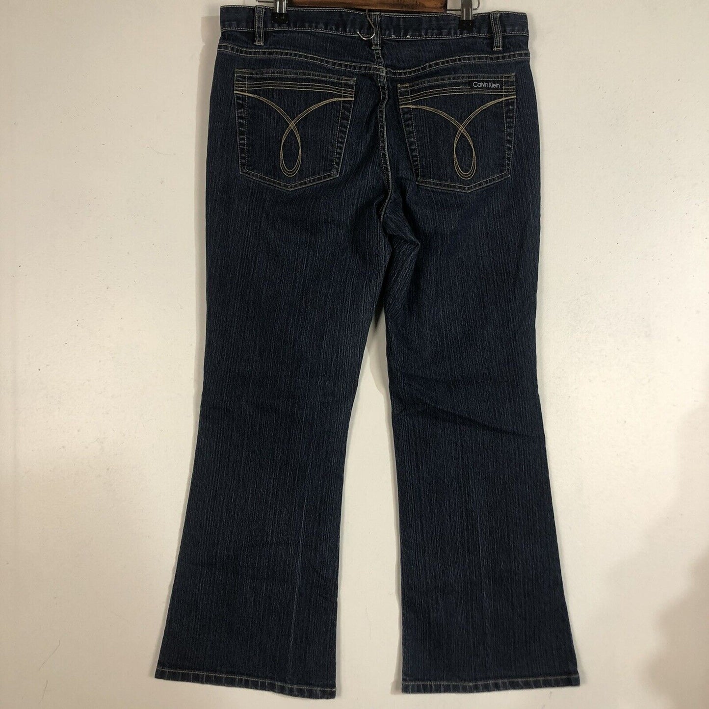 Calvin Klein Jeans Flare Womens Size 12 Color Blue