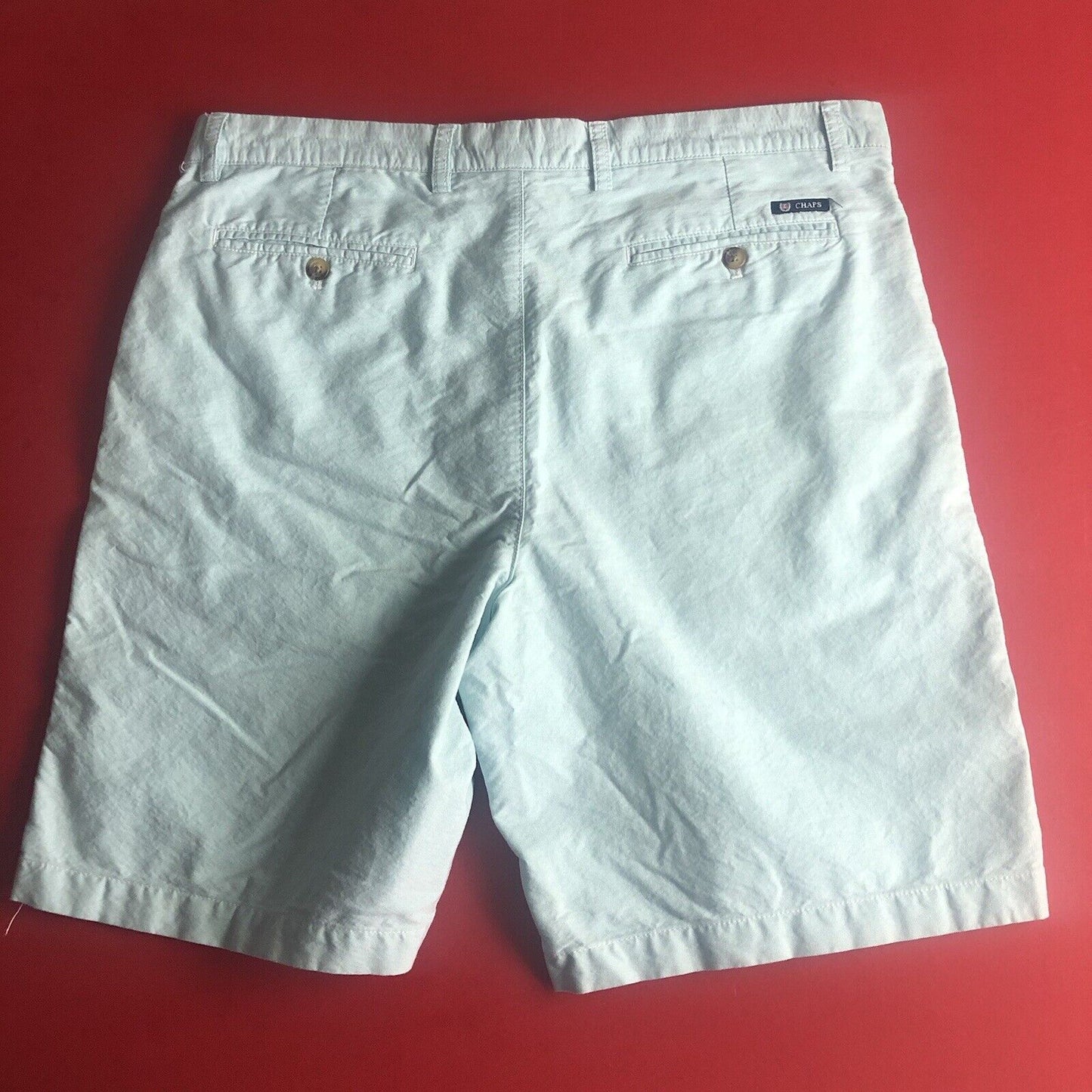 Chaps Shorts Mens Size 38 Color Turquoise. 0025