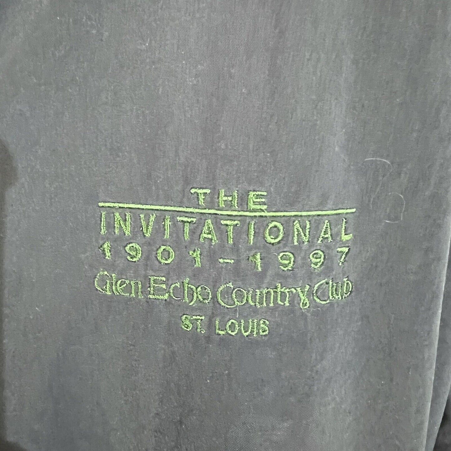 Greg Norman Jacket Mens Size XL Color Blue The Invitational St. Louis
