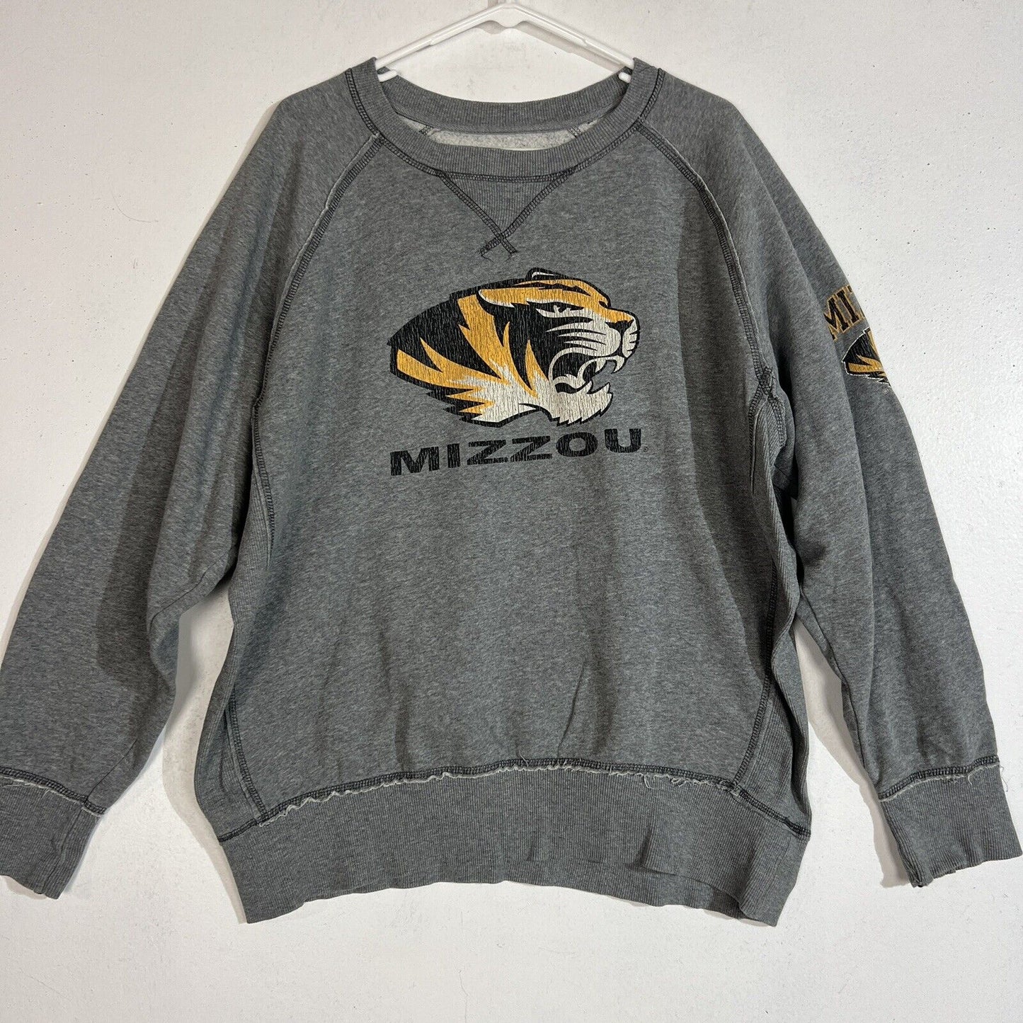 Colosseum Athletics Mizzou Sweatshirt Men’s XL Gray University Of Missouri