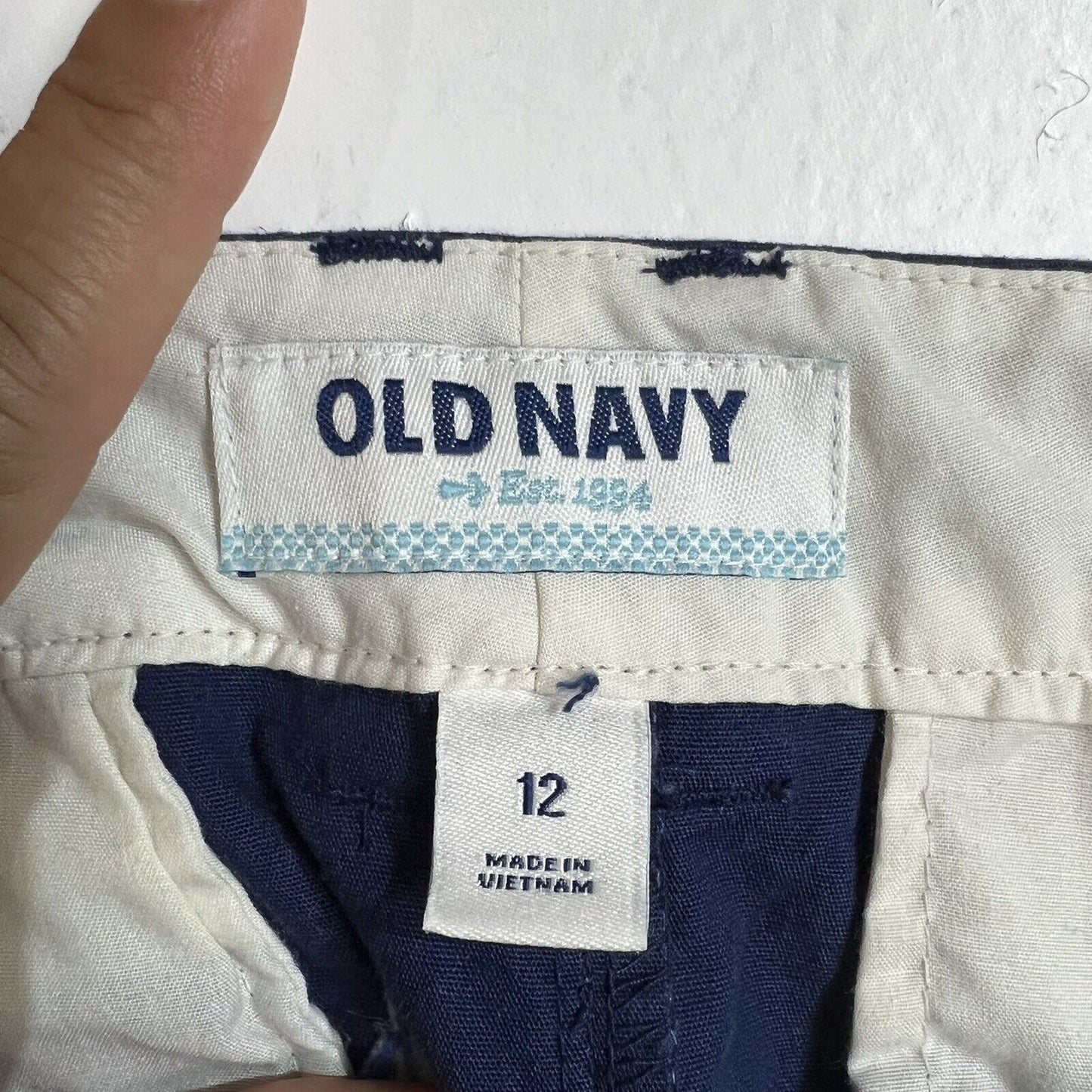 Old Navy Womens Shorts Size 12 Color Blue PreOwned