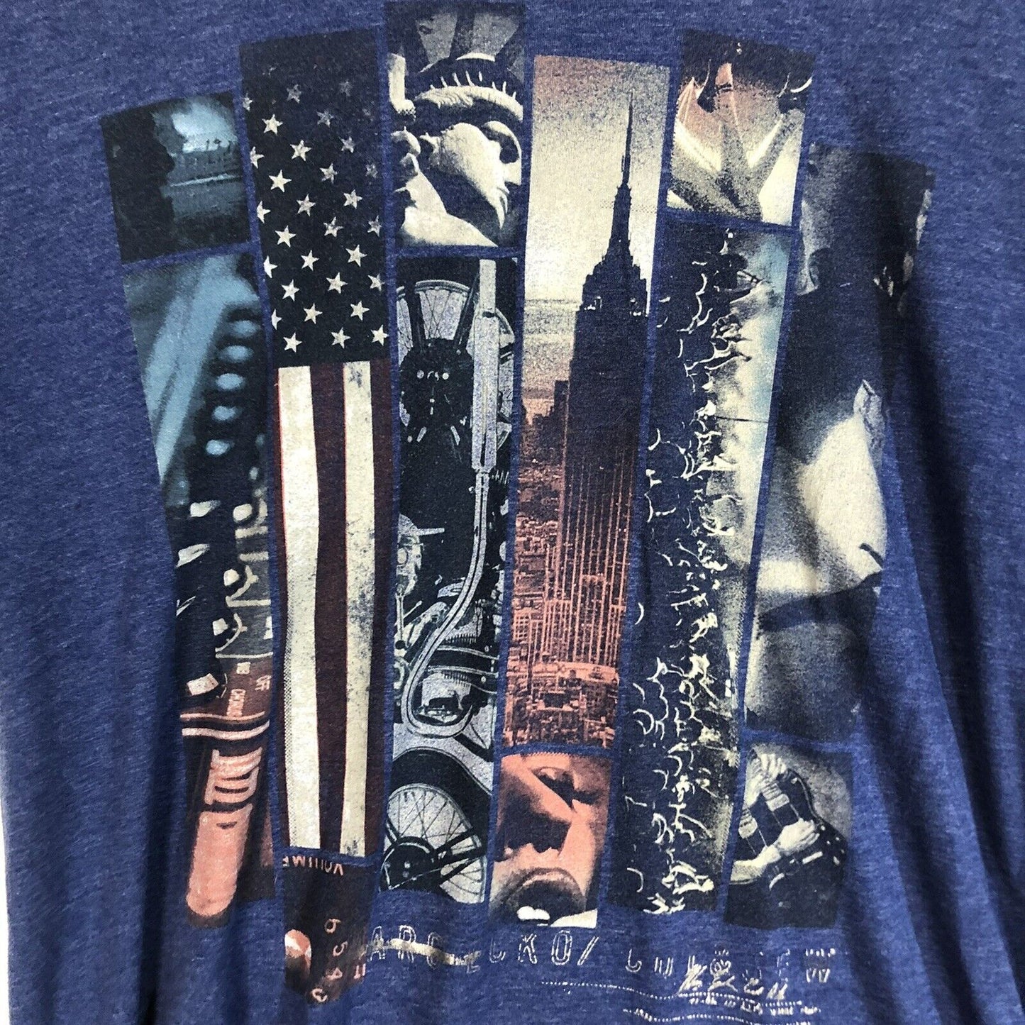 Marc Ecko Cut & Sew T-Shirt Men's Size Large Color Blue