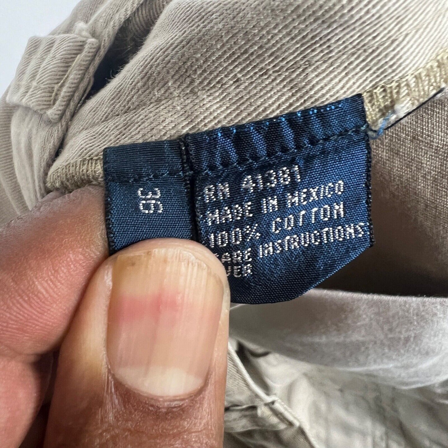 Vintage Polo Ralph Lauren Phillip Shorts Men's Size 36 Color Beige Chino