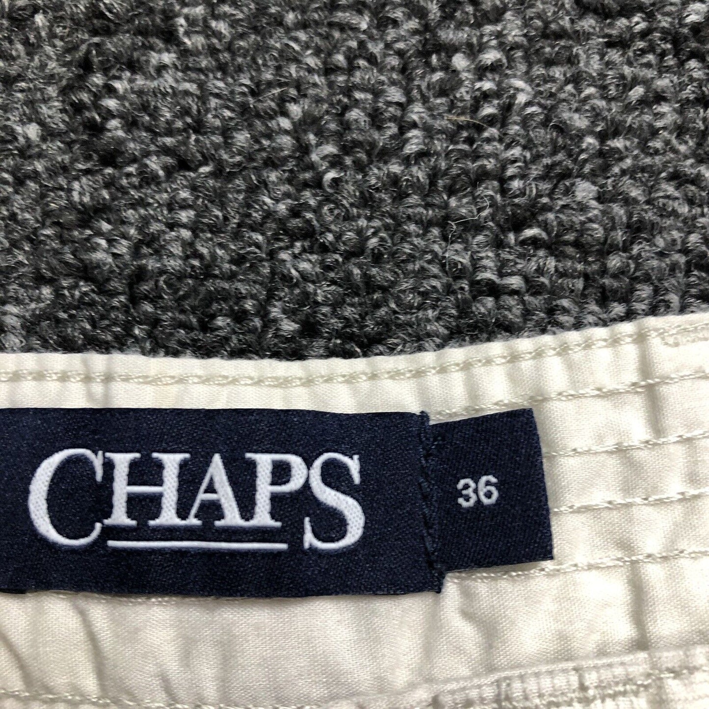 CHAPS Shorts Mens Size 36 Color Khaki 1407300