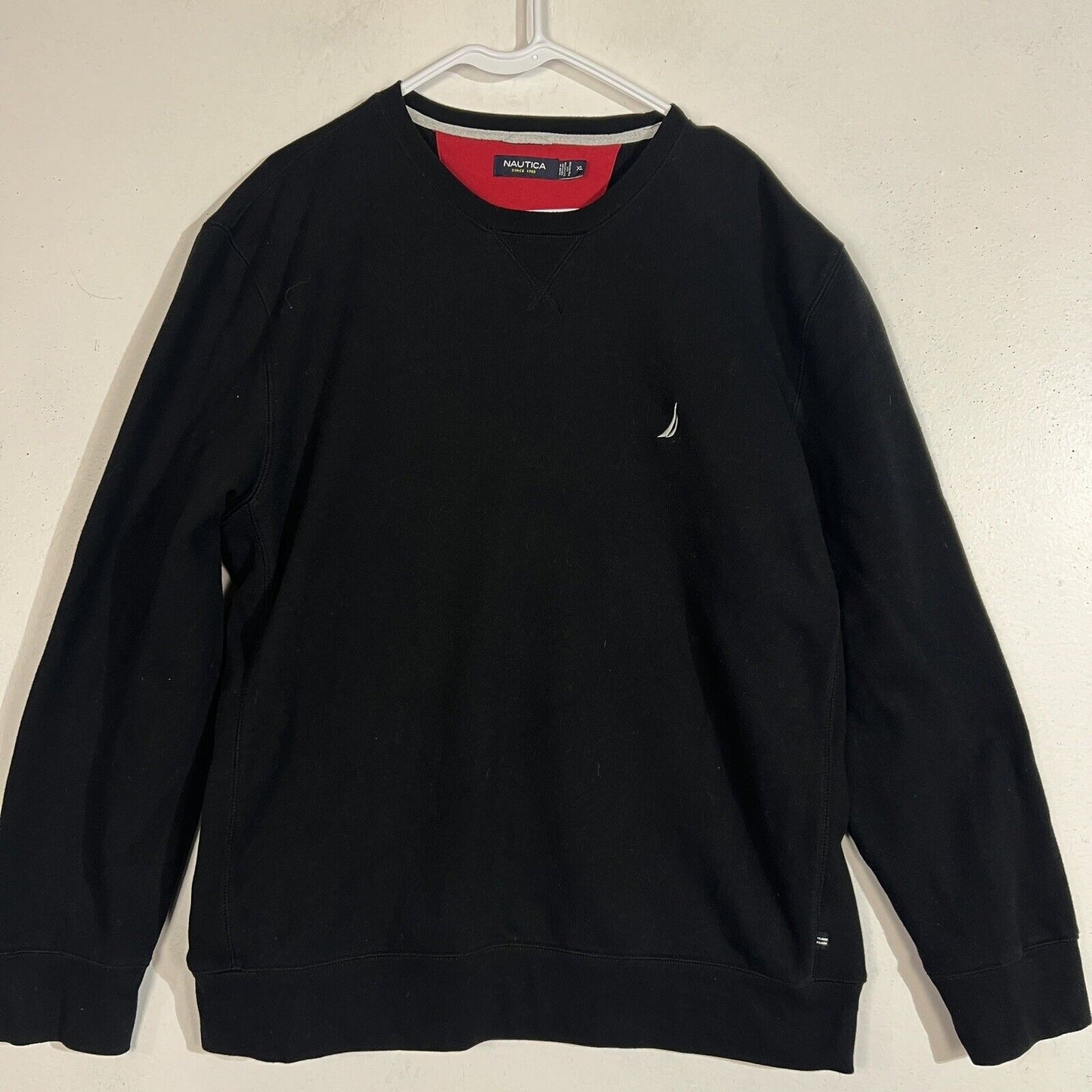 Nautica Sweater Men’s XL Black Long Sleeve Casual 6307