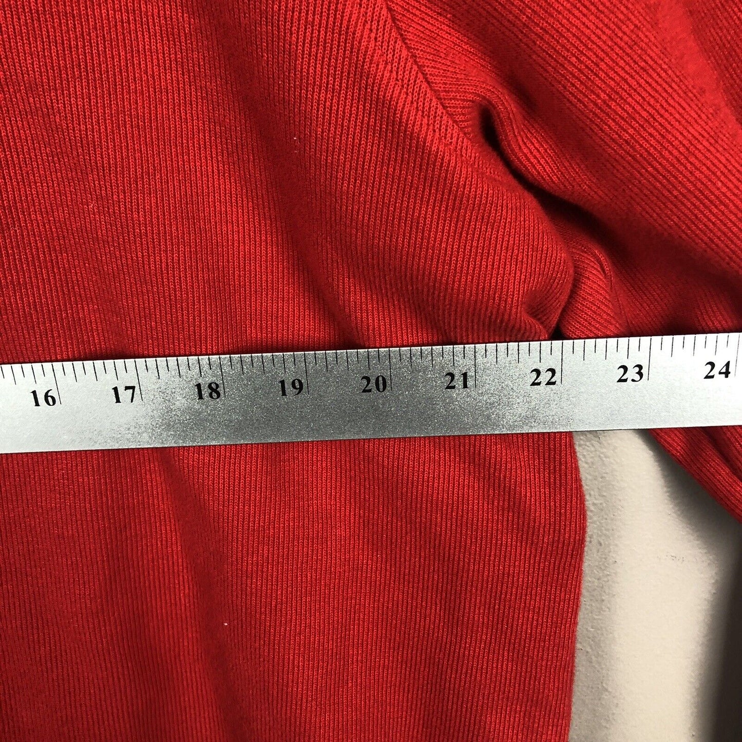 Chaps Men’s Pullover Sweater Men’s Size Large Red Long Sleeve Casual