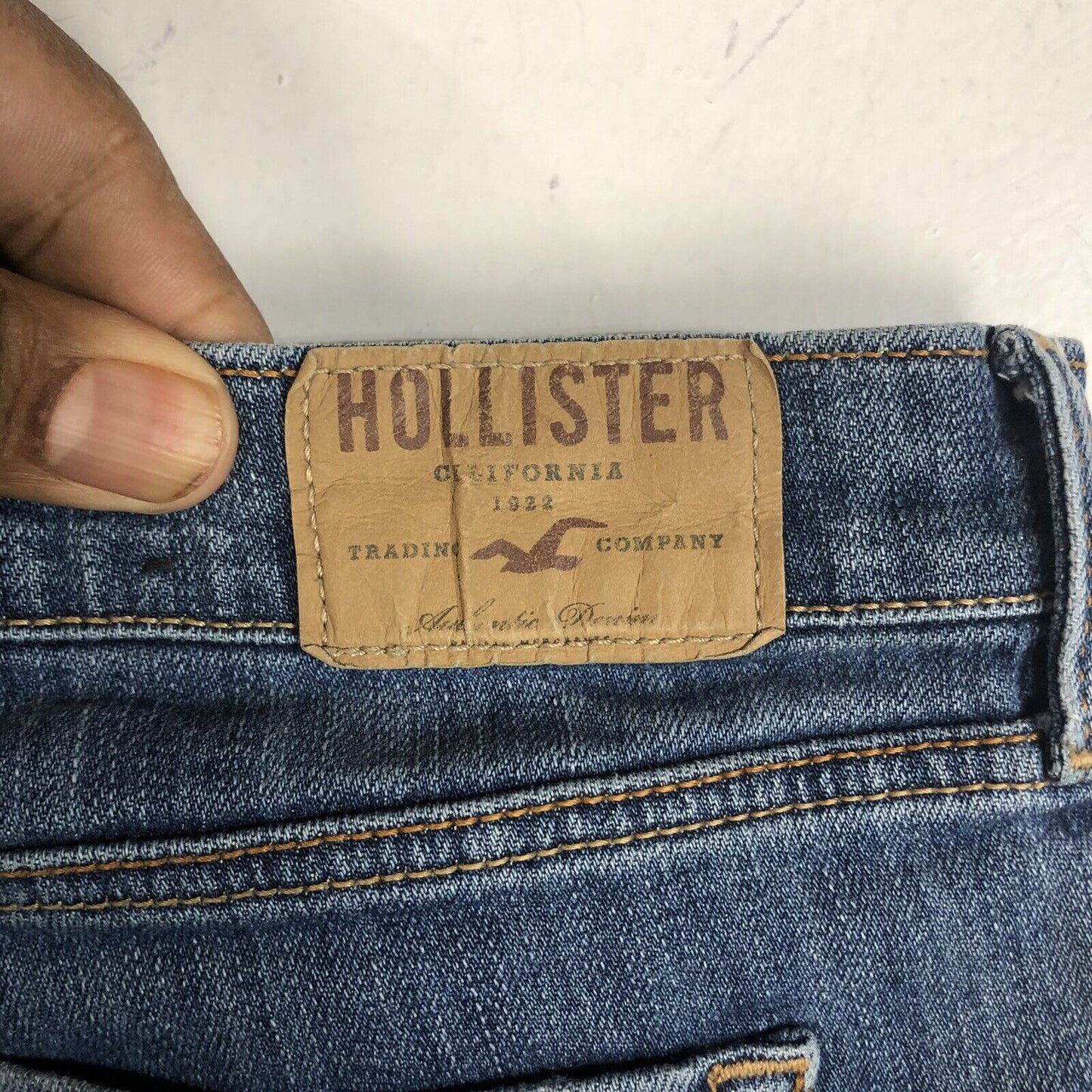 Hollister Social Stretch Jeans Womens Size 26 Color Blue