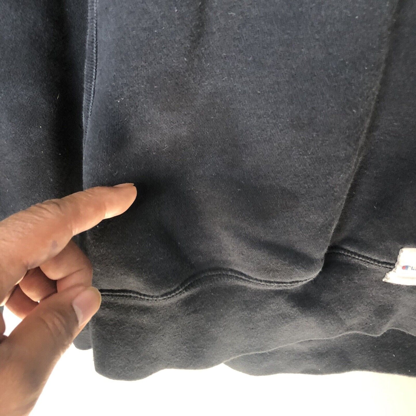 Vintage Champion Mizzou Missouri University Hoodie Adult L Black Pullover Men’s