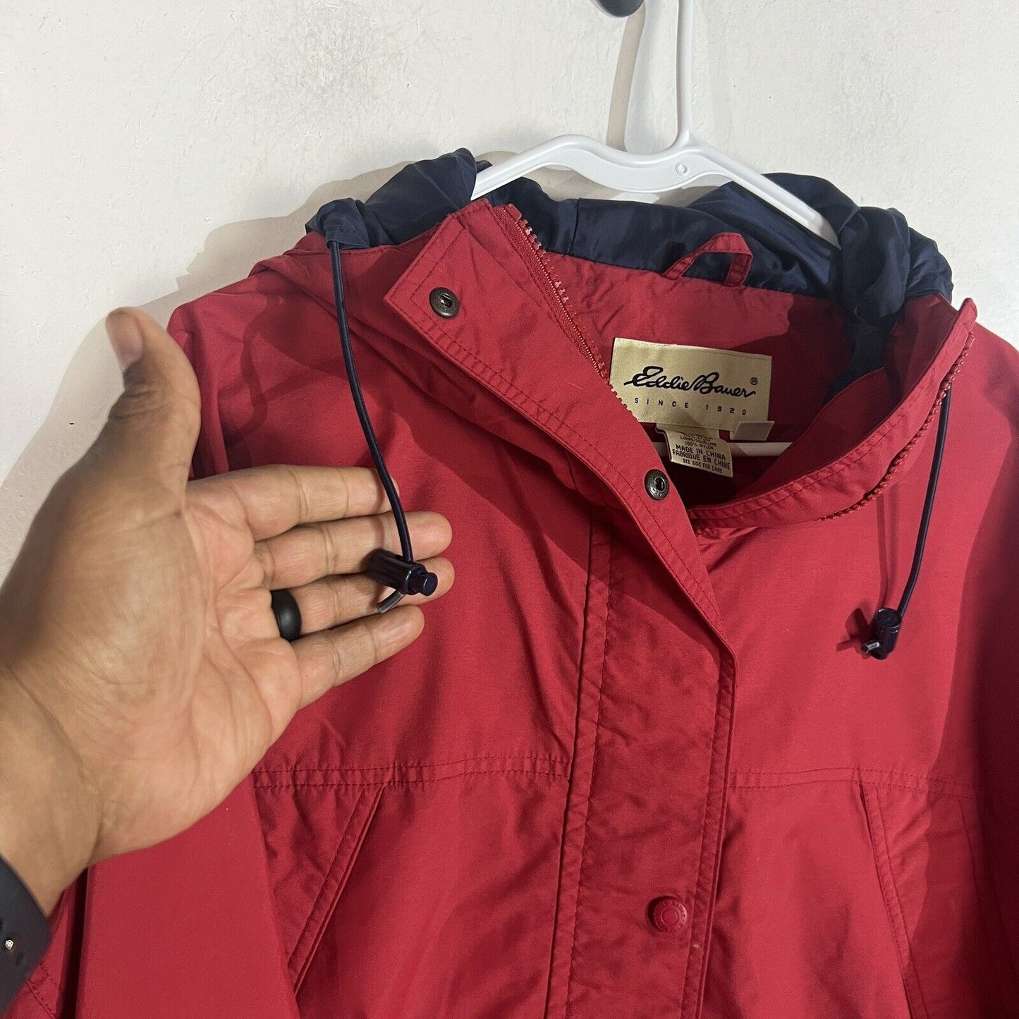 Eddie Bauer Jacket Women’s Size Large Color Red Full Zip Casual