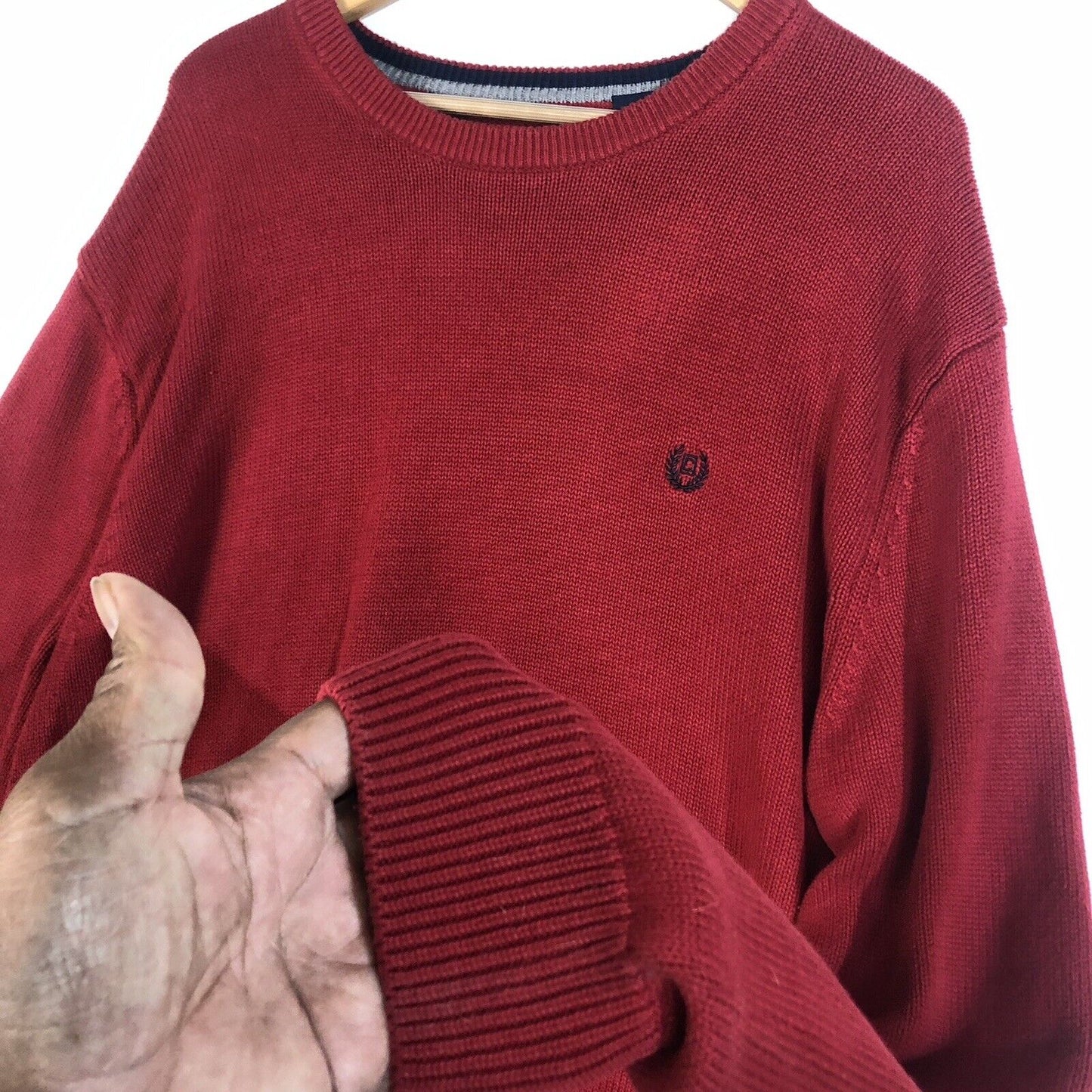 Chaps Sweater Men’s Size 2XLT Color Red Heavyweight Casual