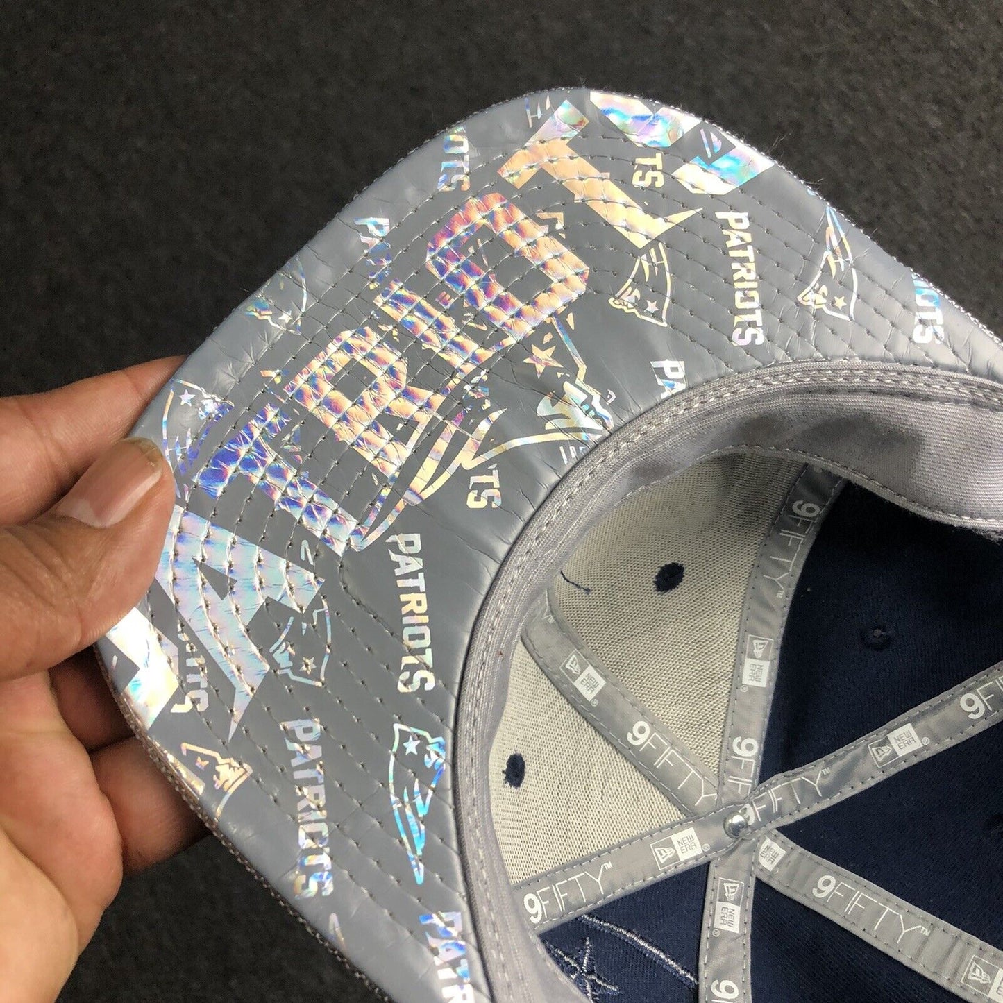 9Fifty New England Patriots Snapback Hat One Size Fits Most Embroidered