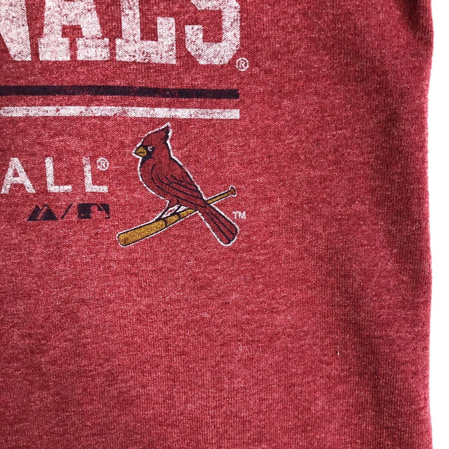 Majestic St. Louis Cardinals T Shirt Mens Size L Color Red (Pre-Owned)