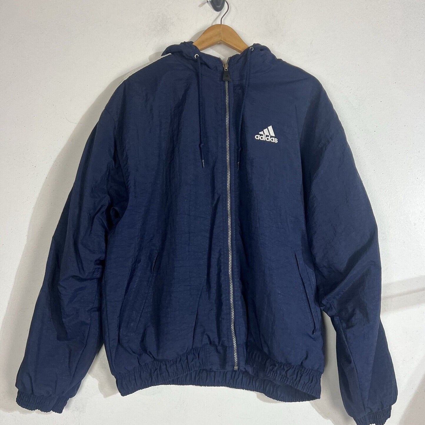 Adidas Jacket Men’s Size Large Multicolor Lined Full Zip